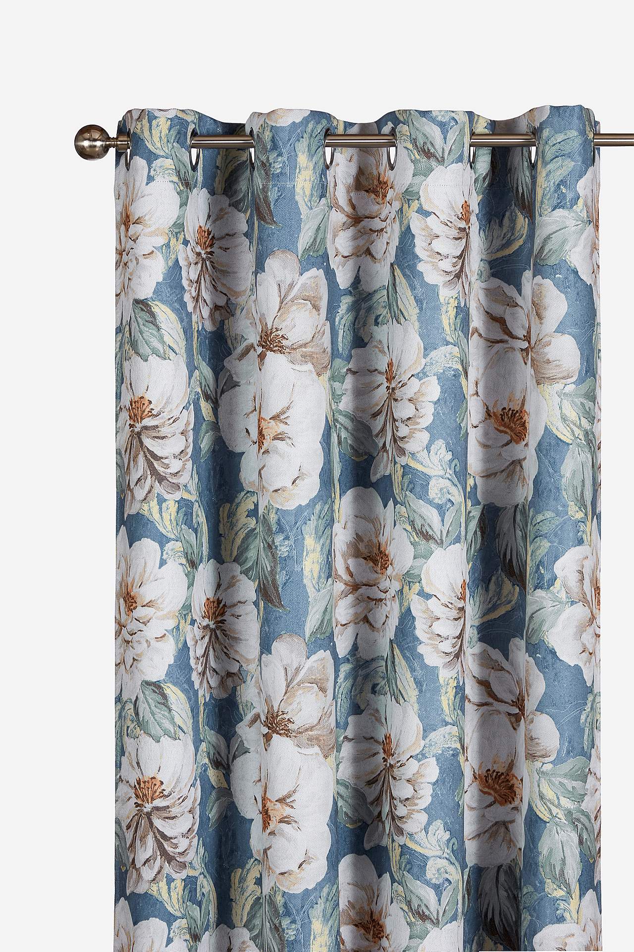 Mörkläggningsgardin storblommig  Josefin 2-pack