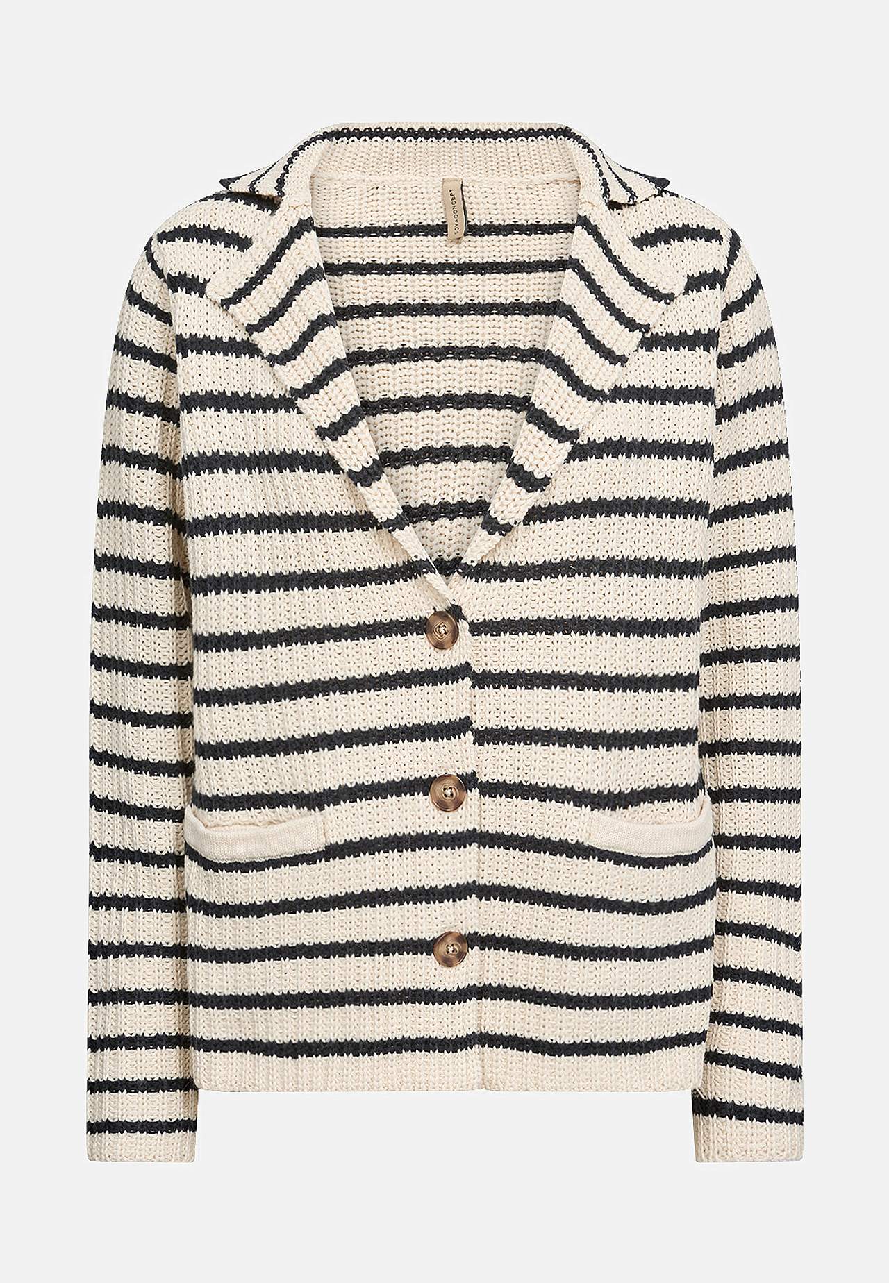 Randig cardigan