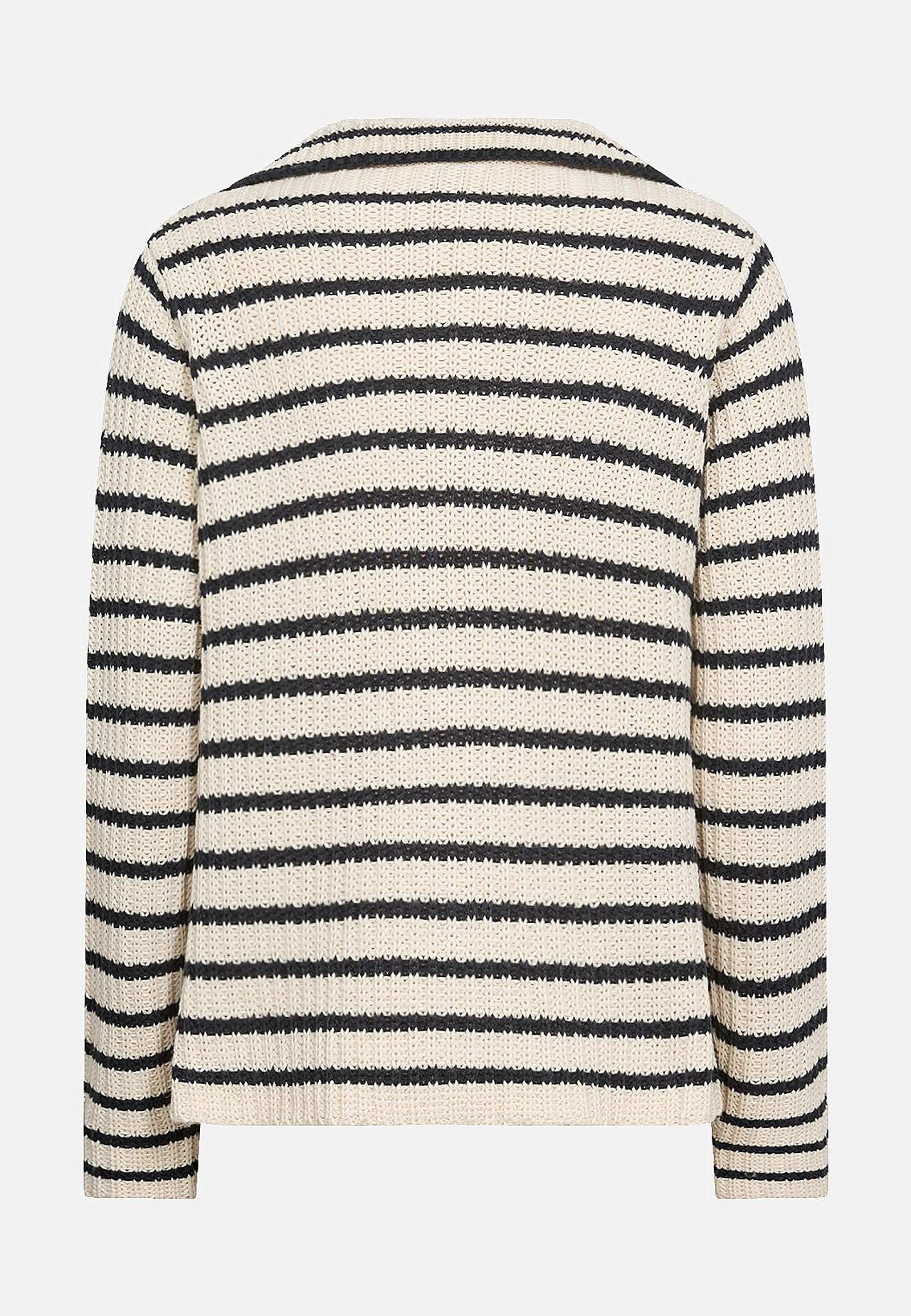 Randig cardigan