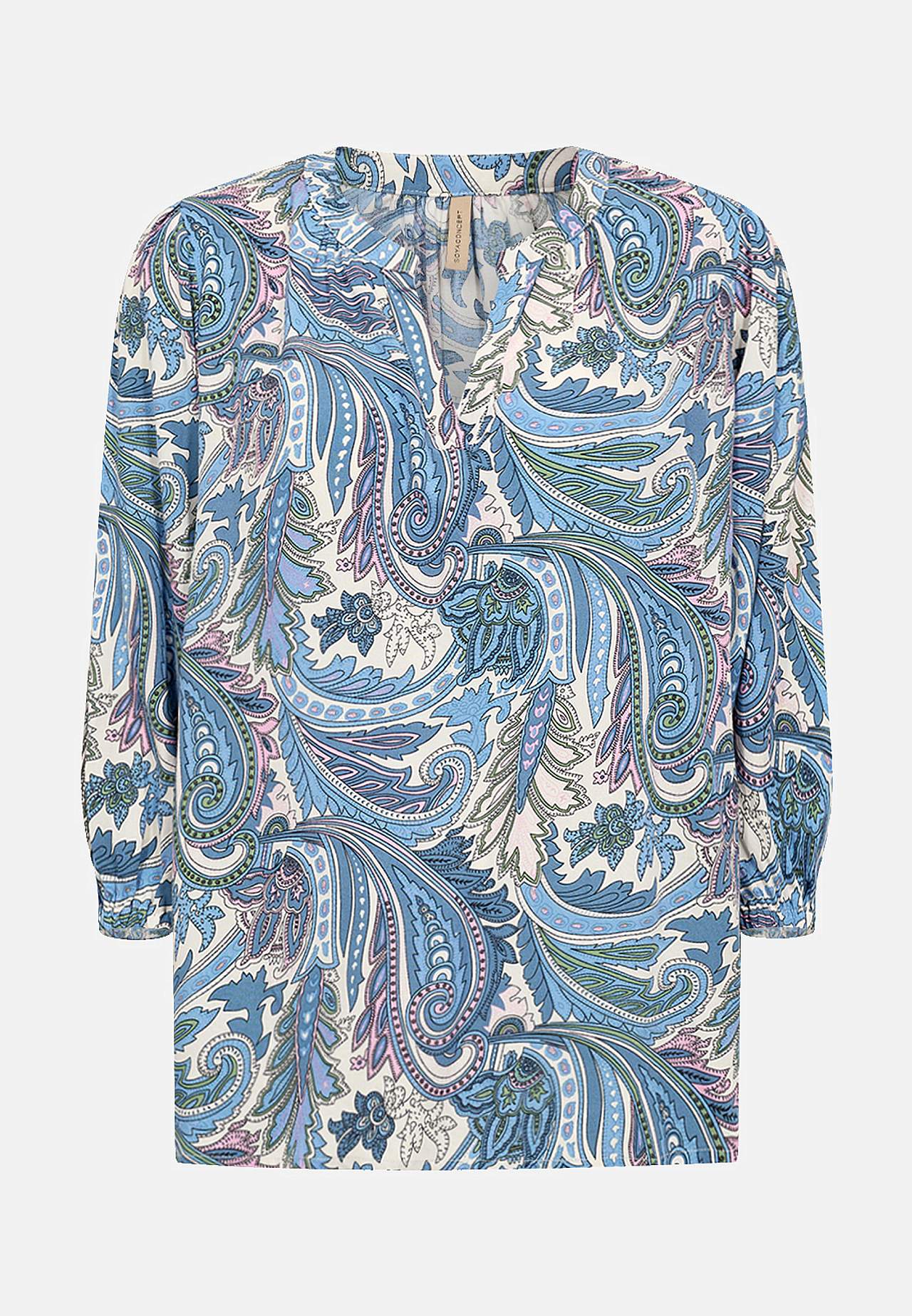 Paisleymönstrad blus Donia