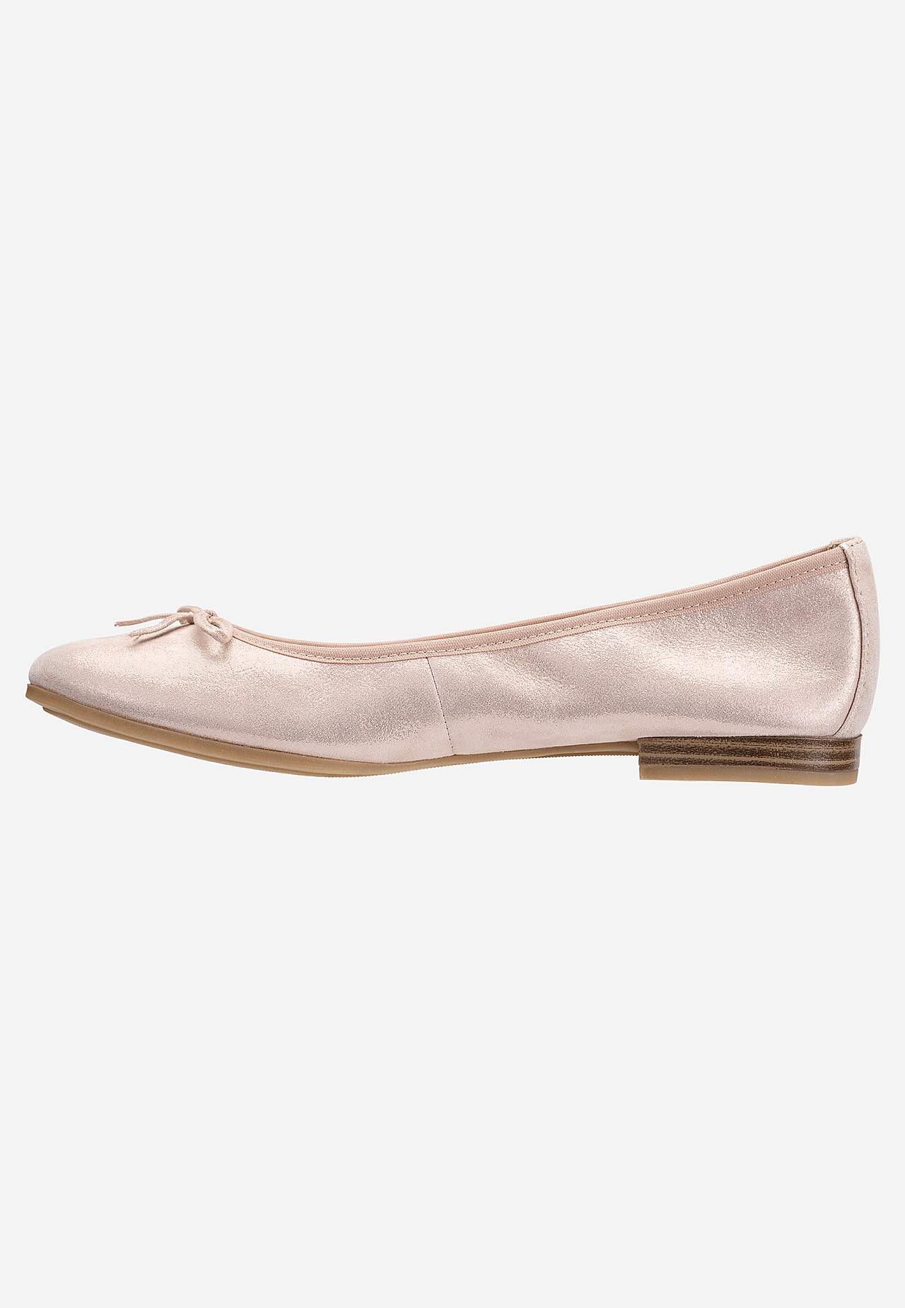 Klassisk ballerinasko i skinn