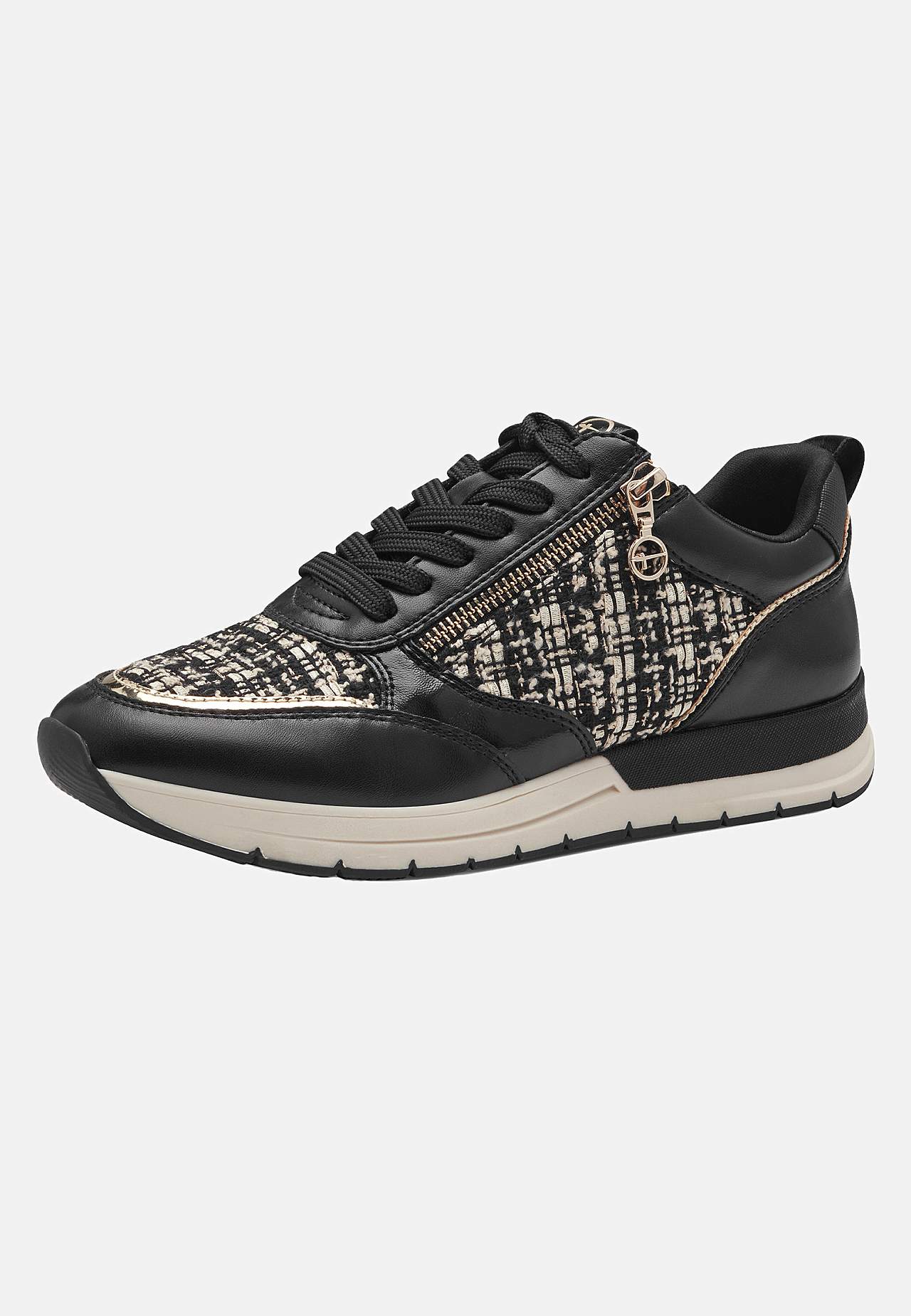 Sneaker med dragkedja