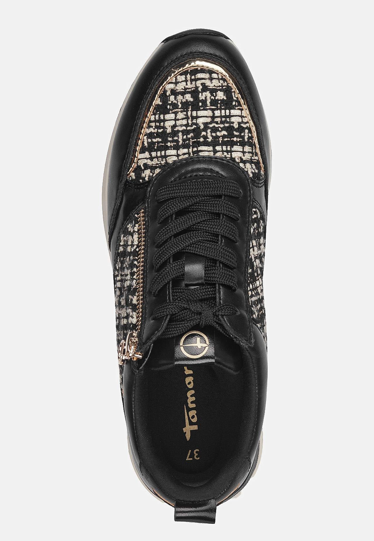 Sneaker med dragkedja