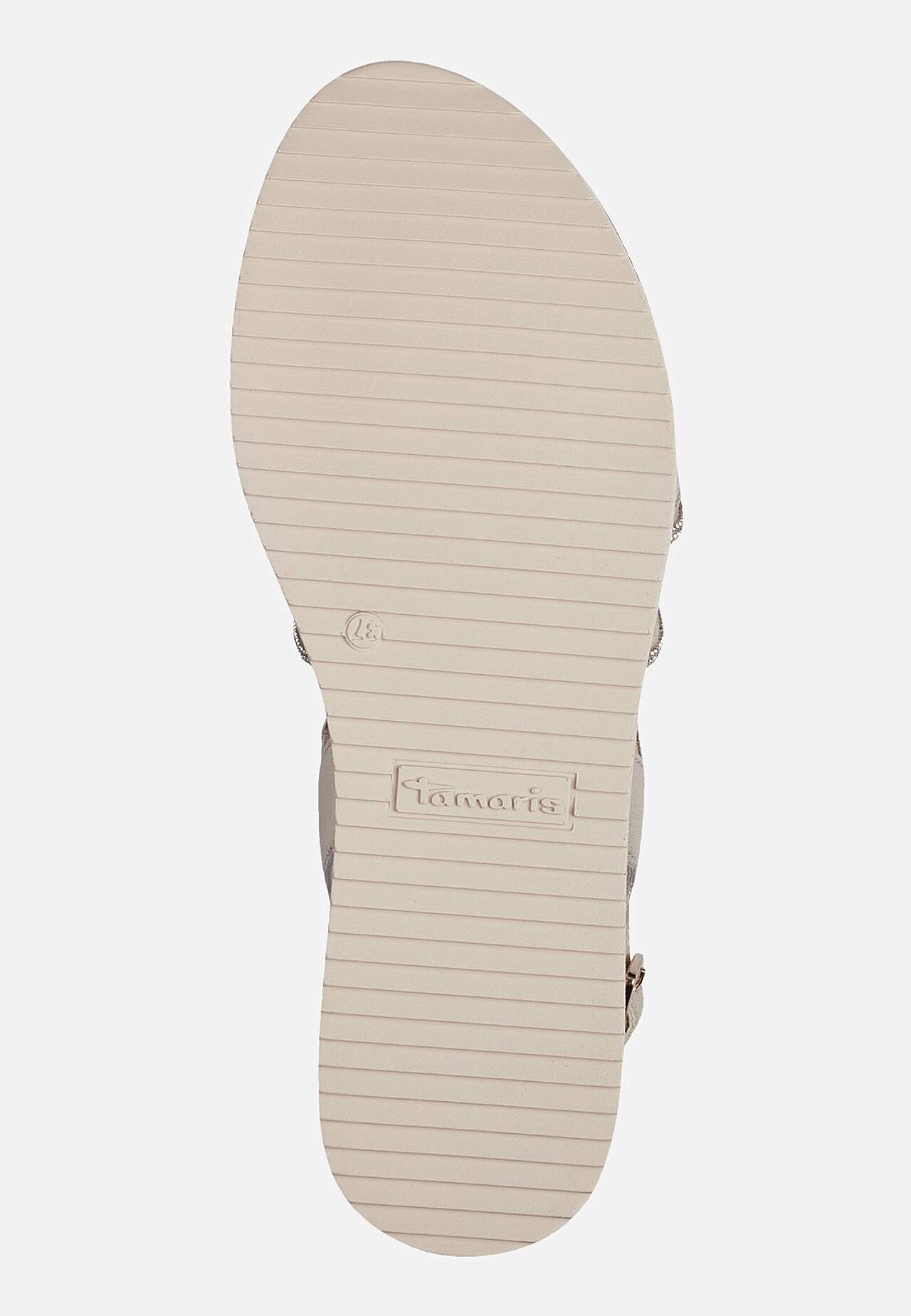 Sandal med remmar och strassdetaljer