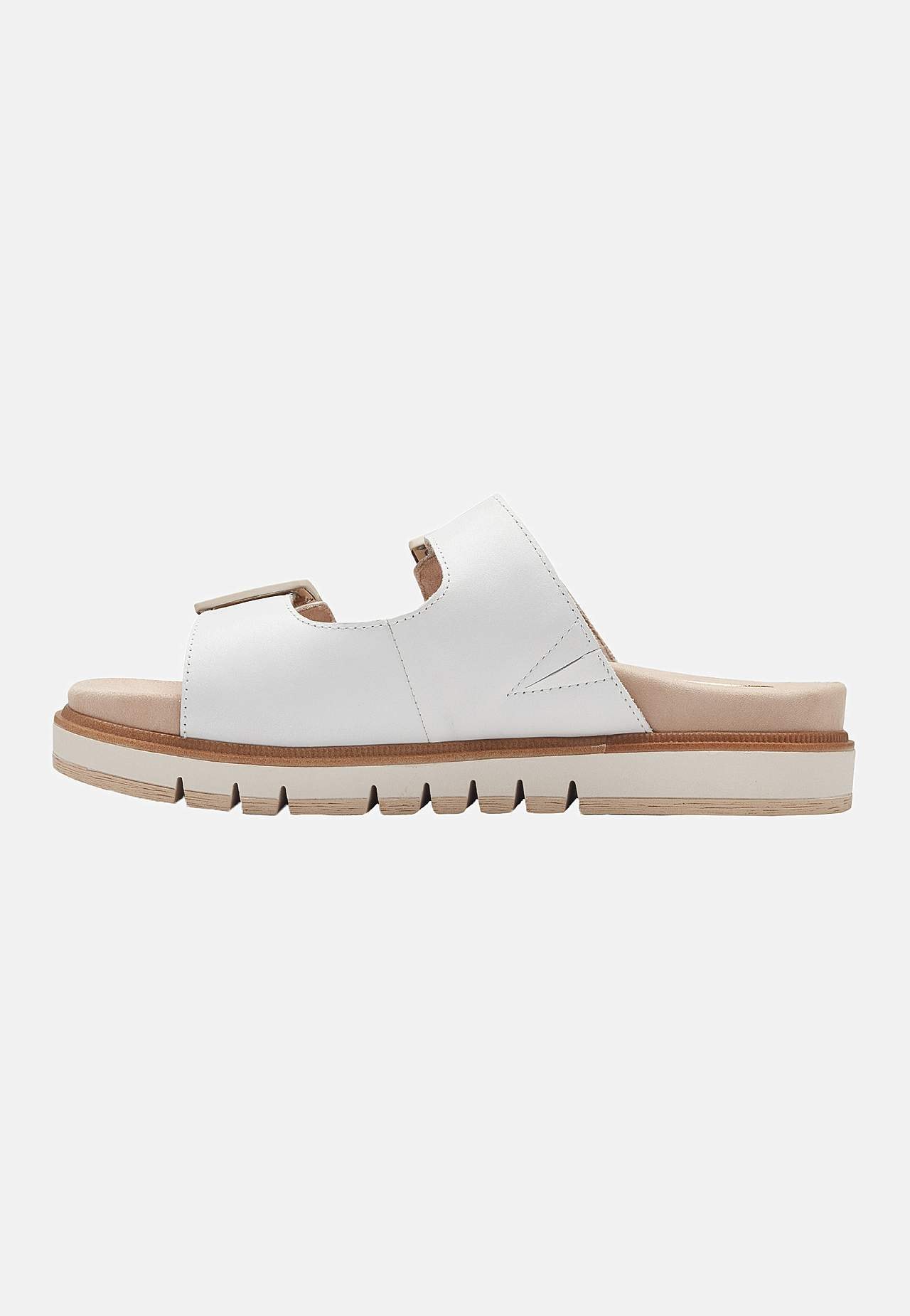 Skinnsandal med reglerbara remmar