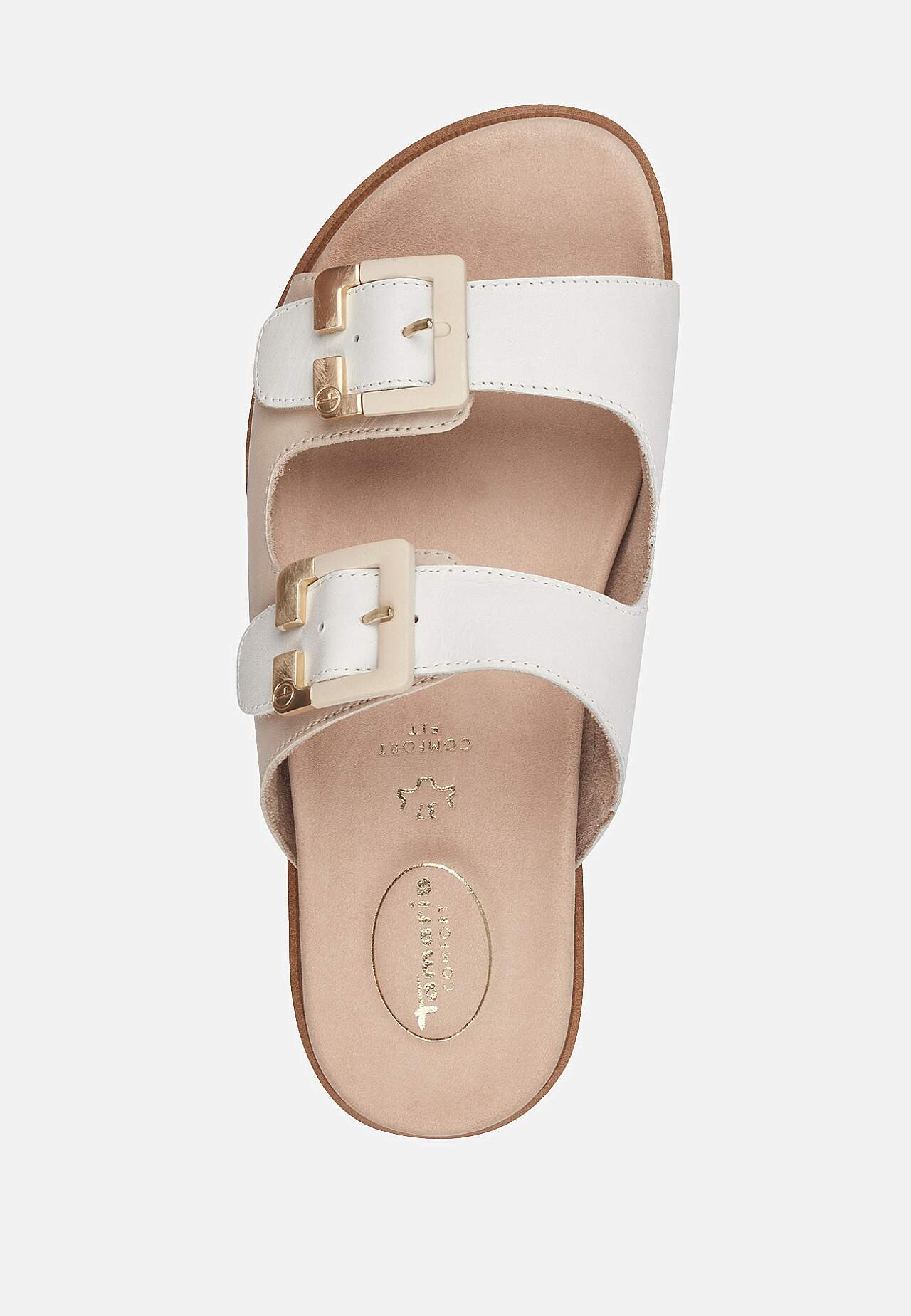 Skinnsandal med reglerbara remmar