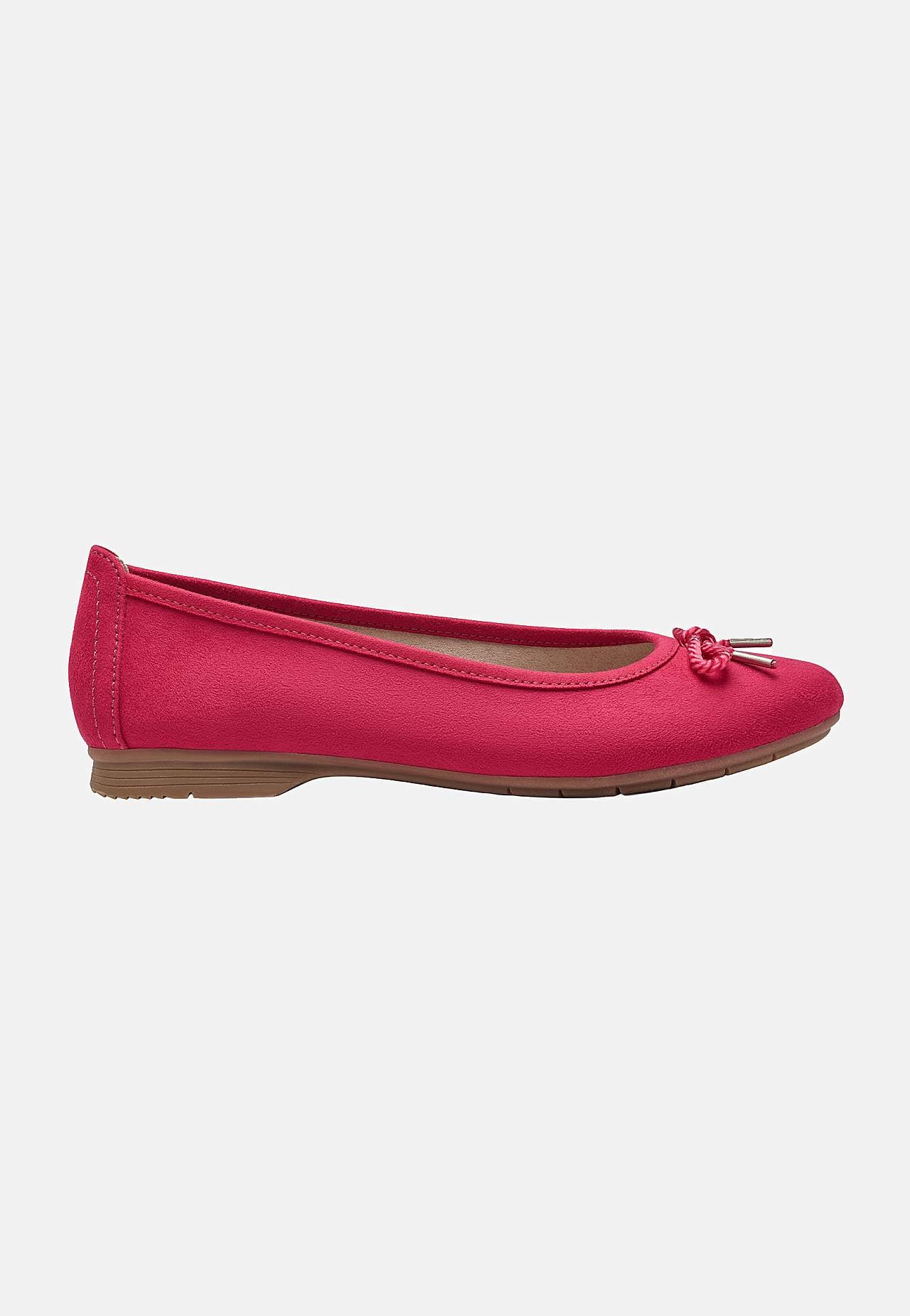 Ballerinasko med mocka-look