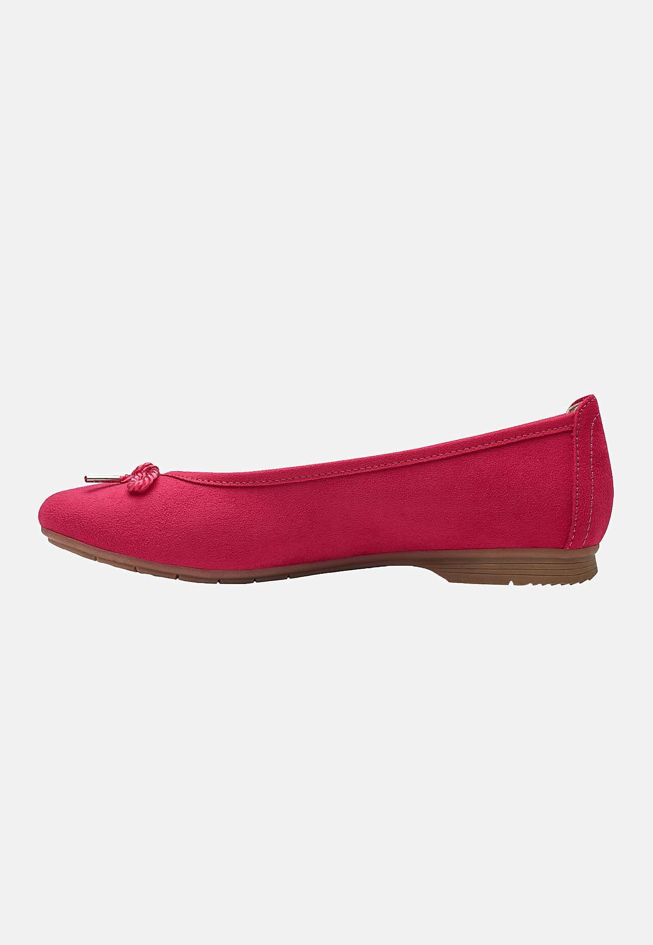 Ballerinasko med mocka-look