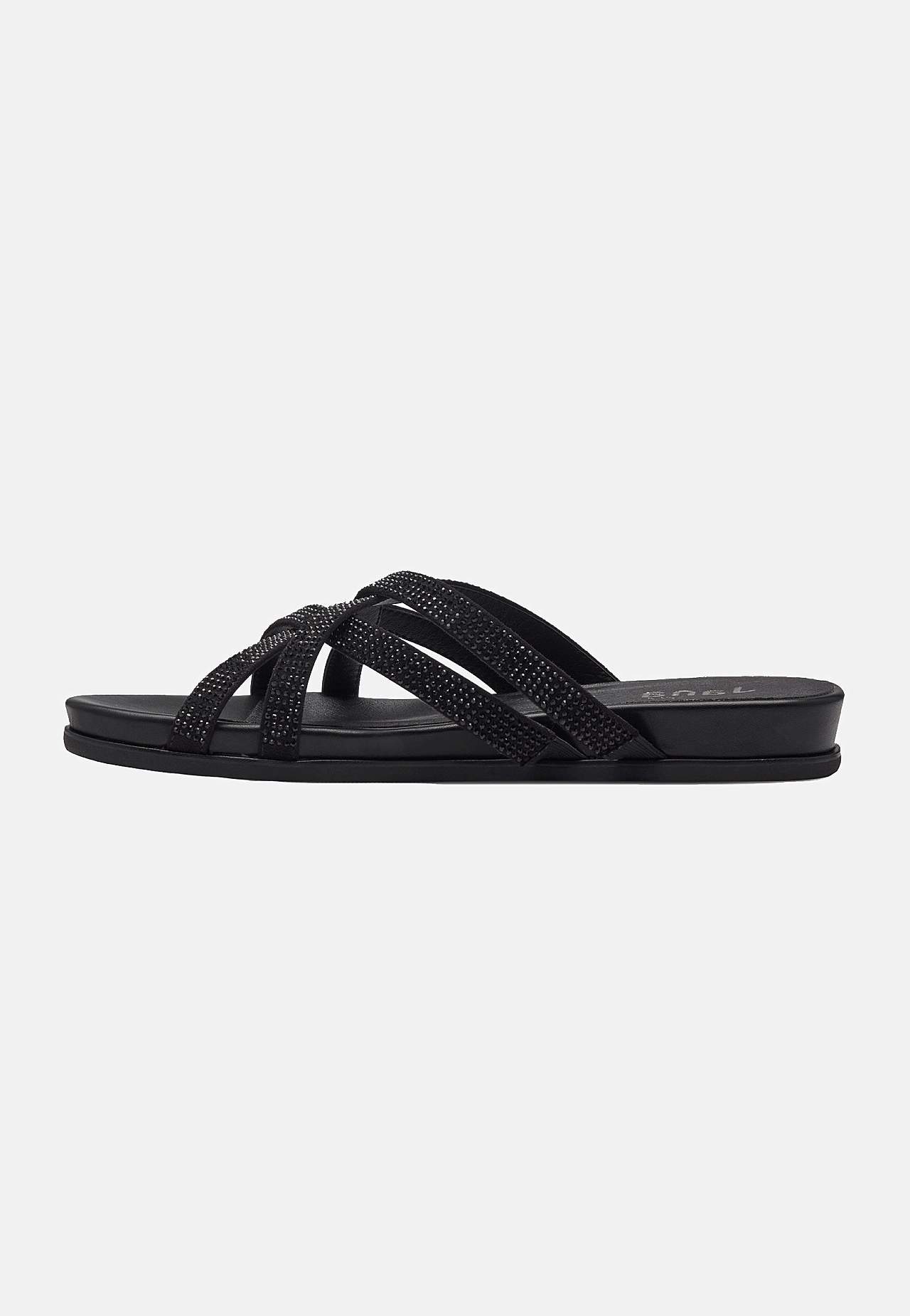 Sandal med strass