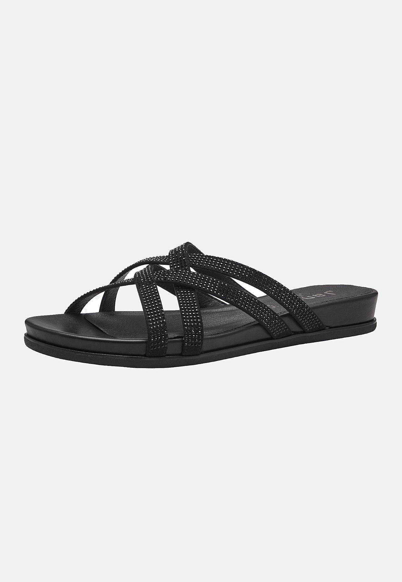 Sandal med strass