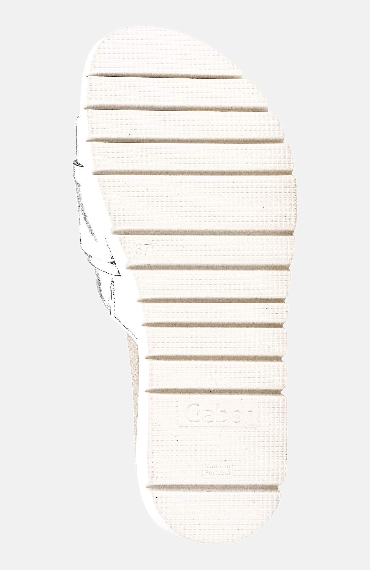 Skinnsandal med dekorativ rem