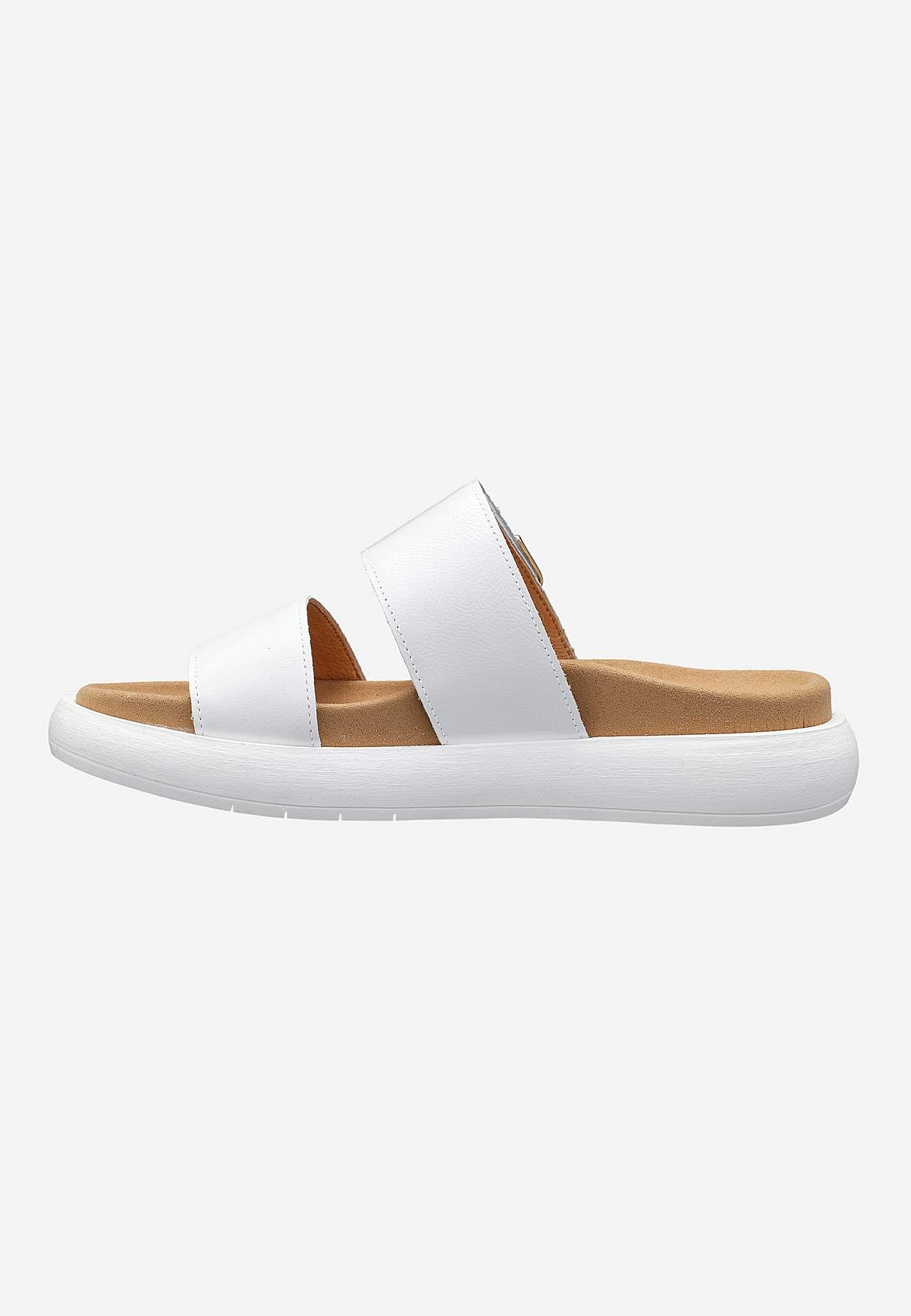 Sandal med breda remmar