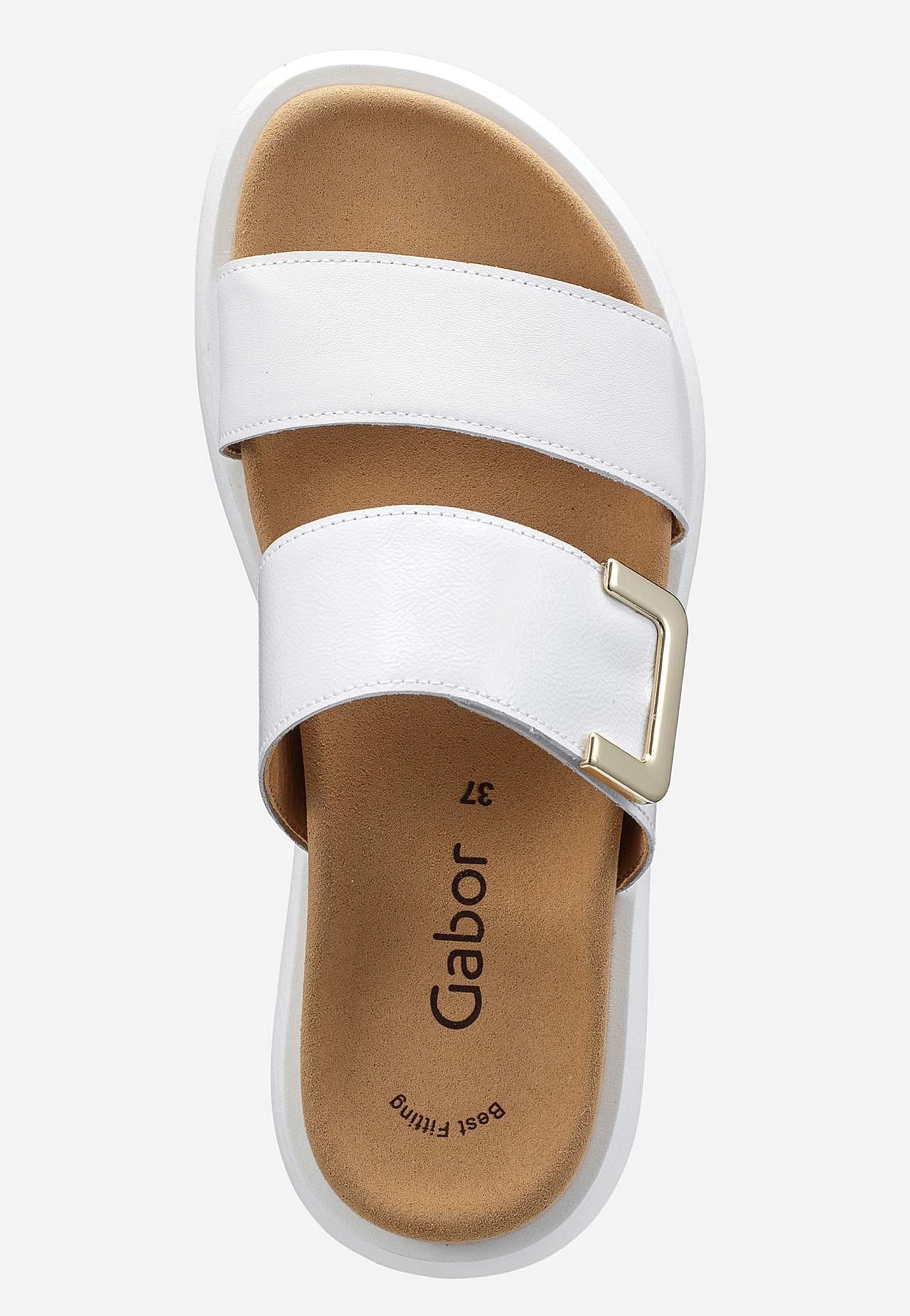 Sandal med breda remmar