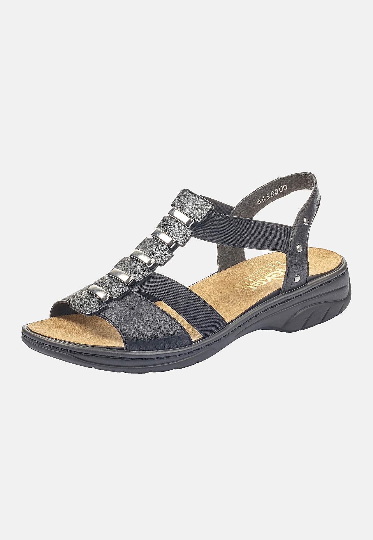 Sandal med resårremmar