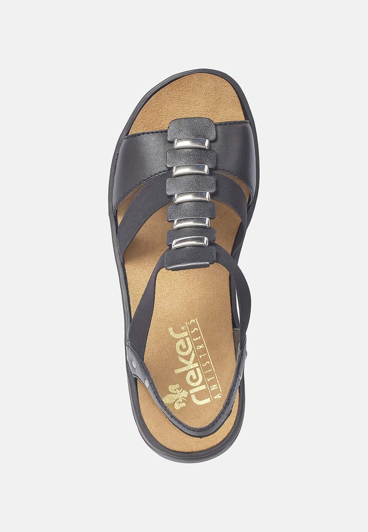 Sandal med resårremmar