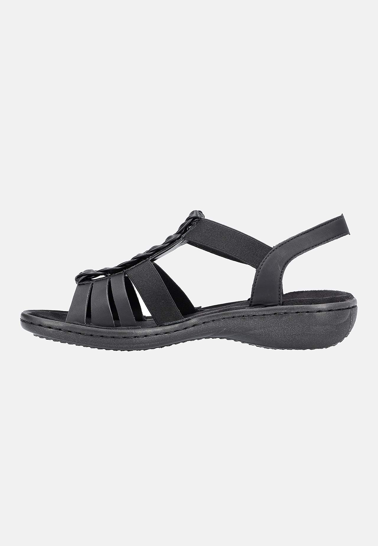 Sandal med flätdetaljer