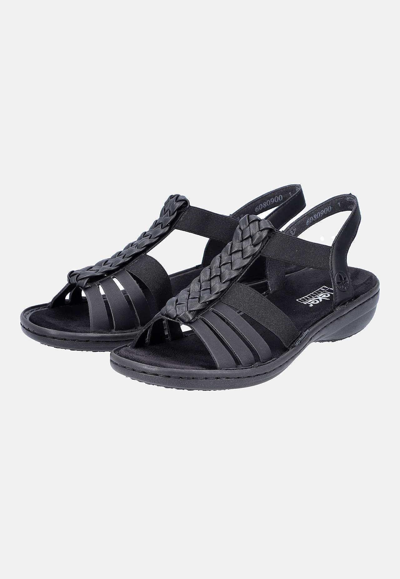 Sandal med flätdetaljer