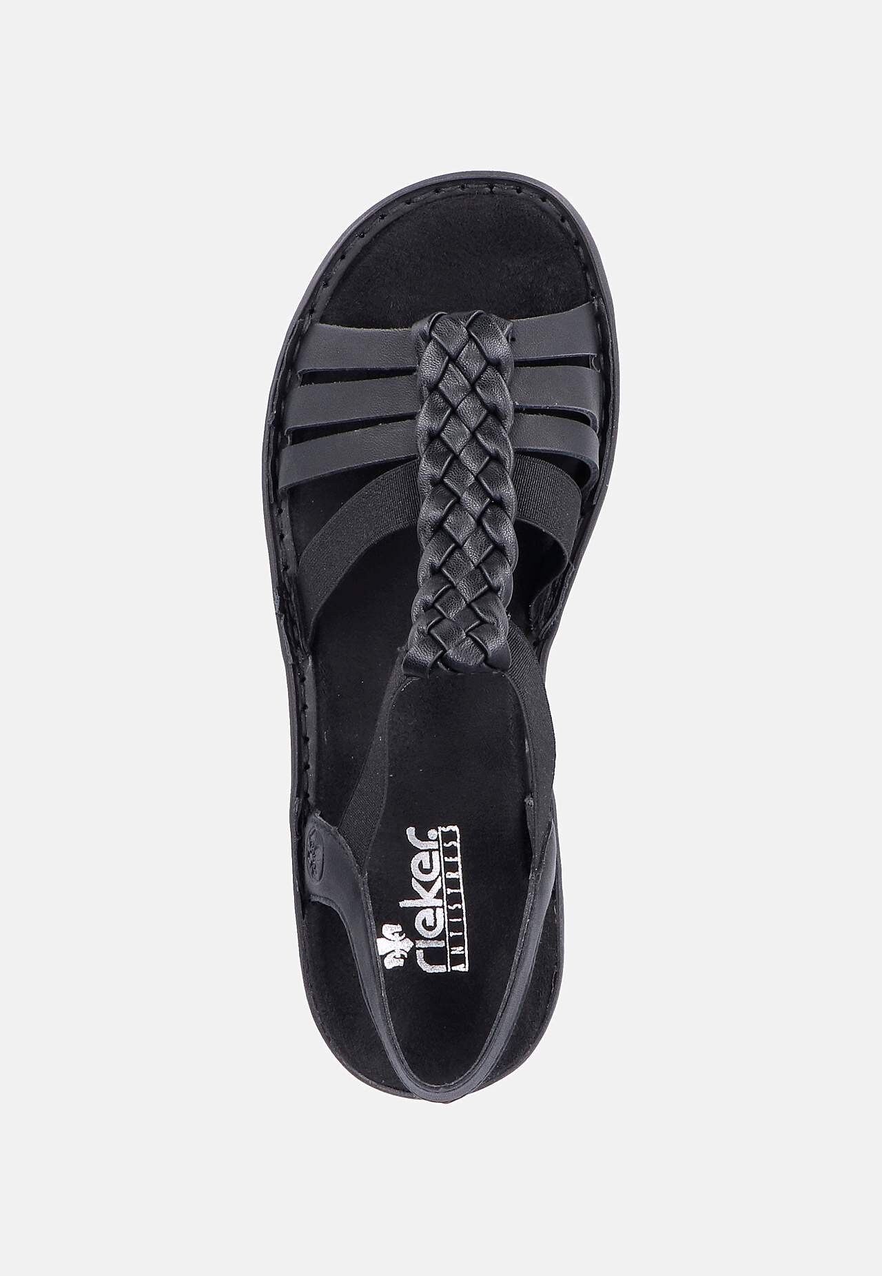 Sandal med flätdetaljer