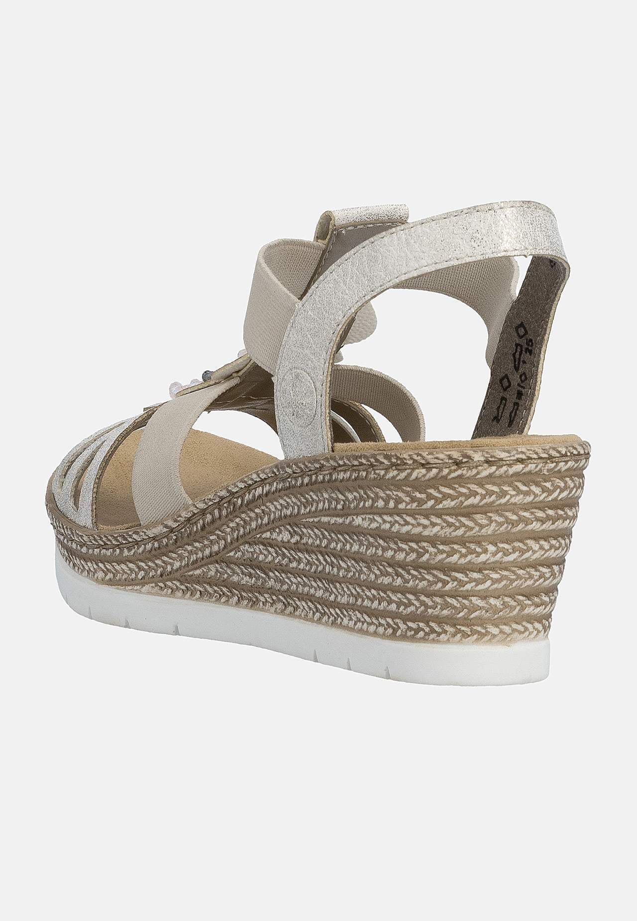 Sandalett med resårremmar