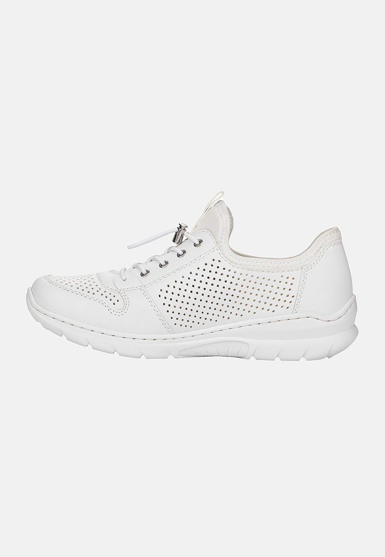 Slip-on sneaker med skimrande gulddetalj