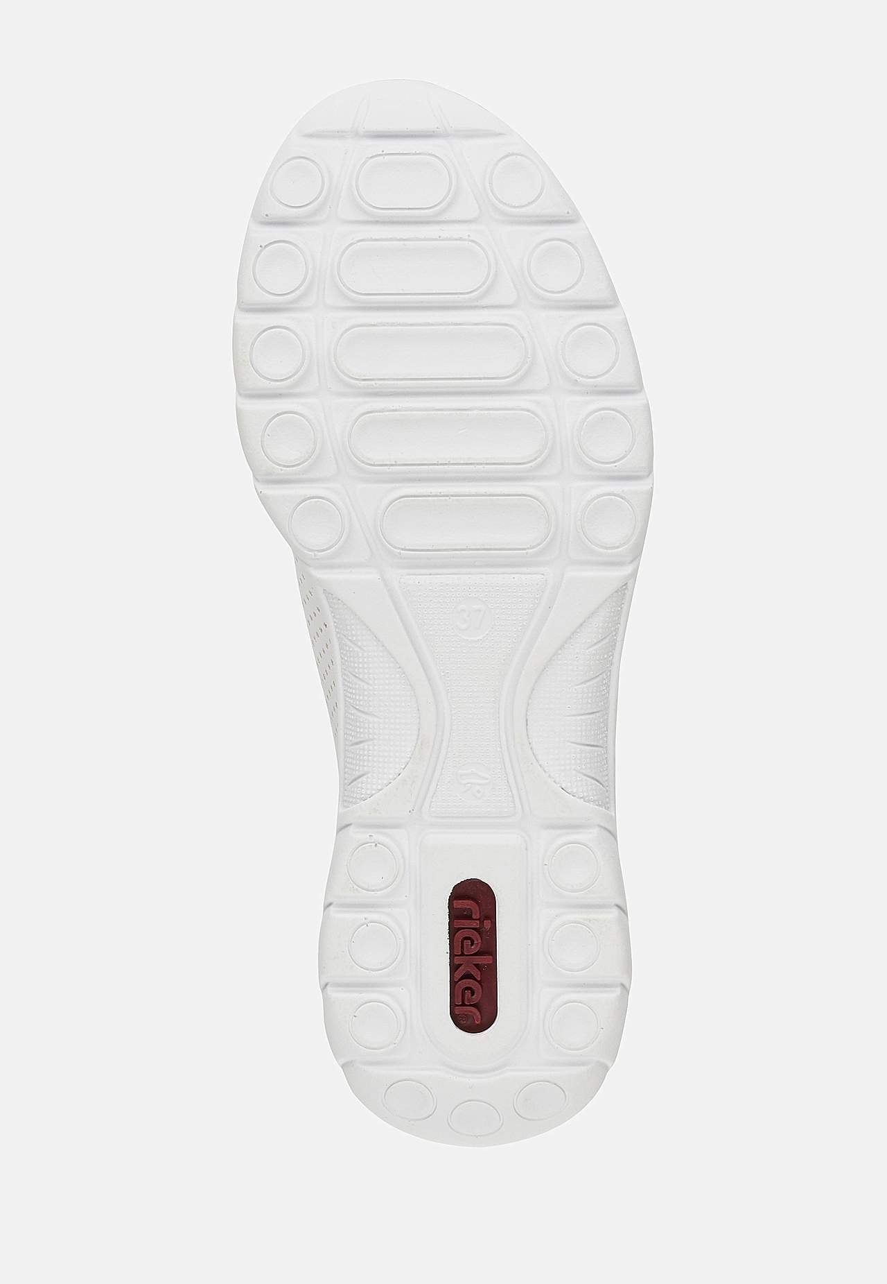 Slip-on sneaker med skimrande gulddetalj