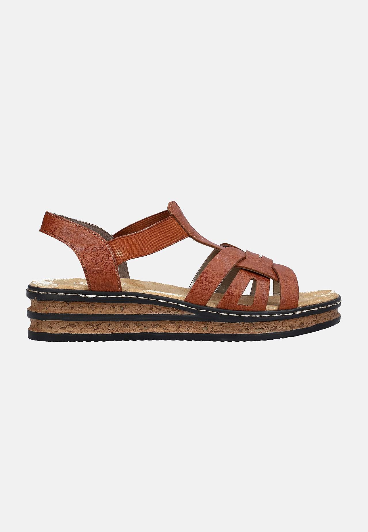 Sandal med kilklack