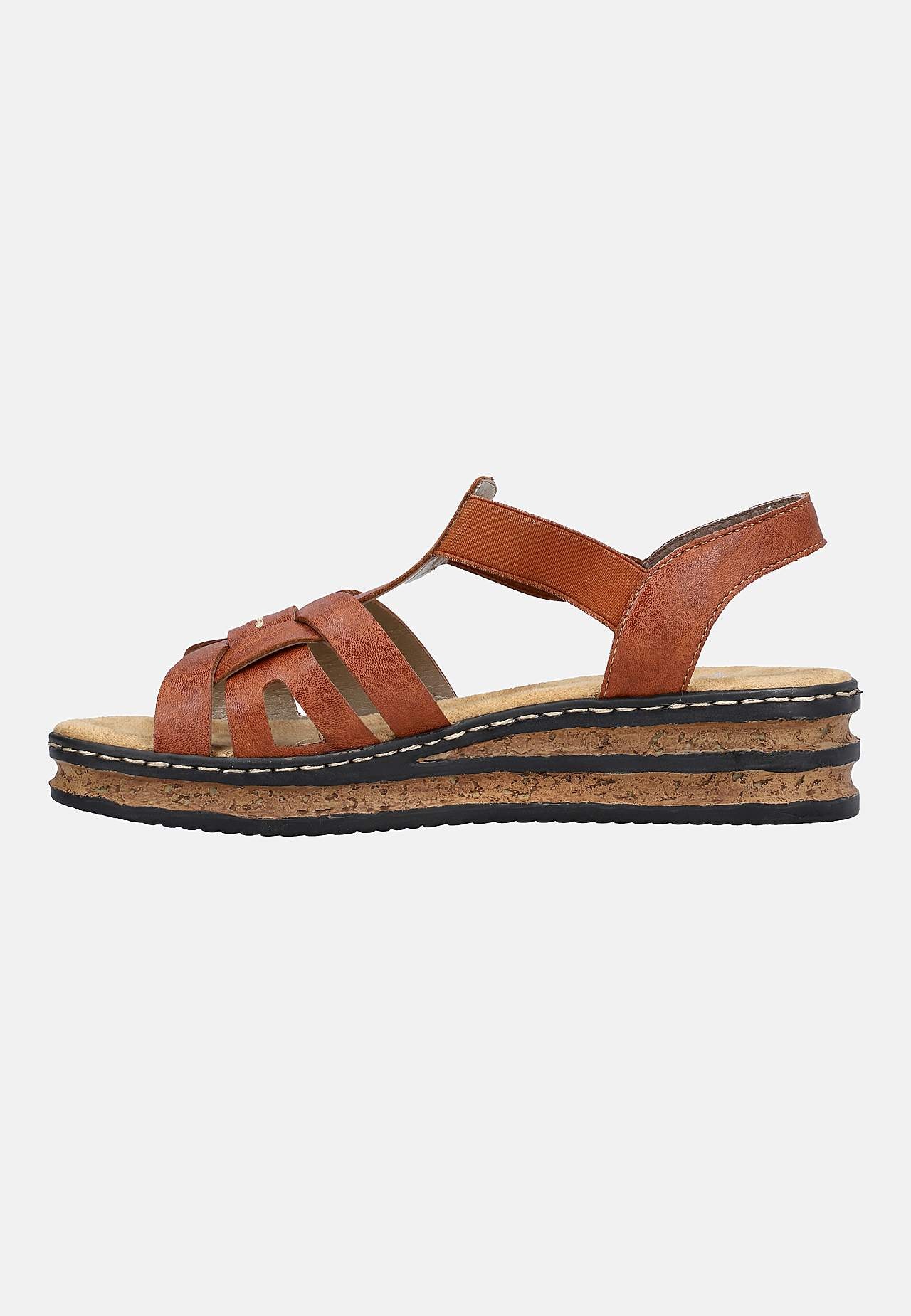 Sandal med kilklack