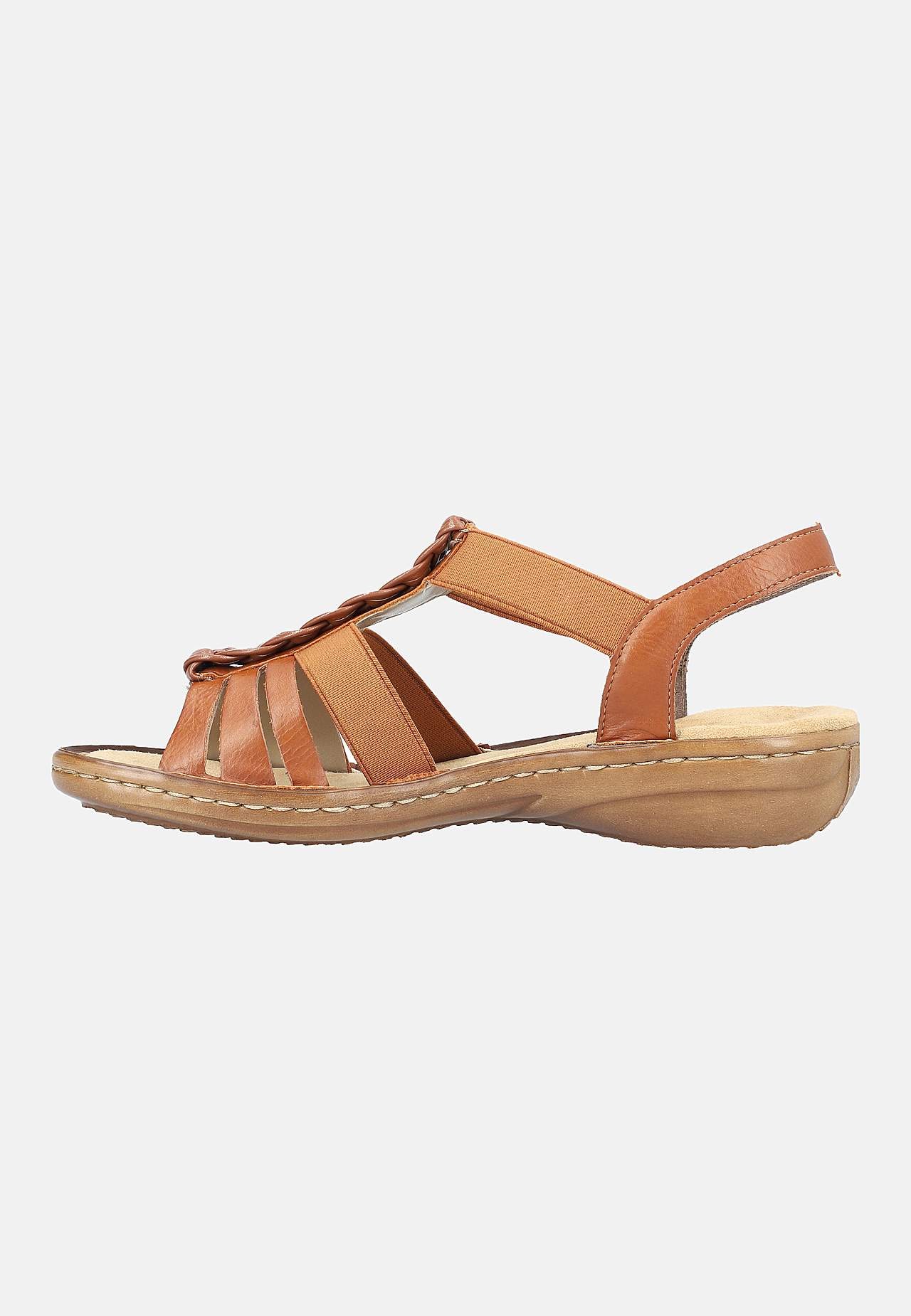 Sandal med flätdetaljer
