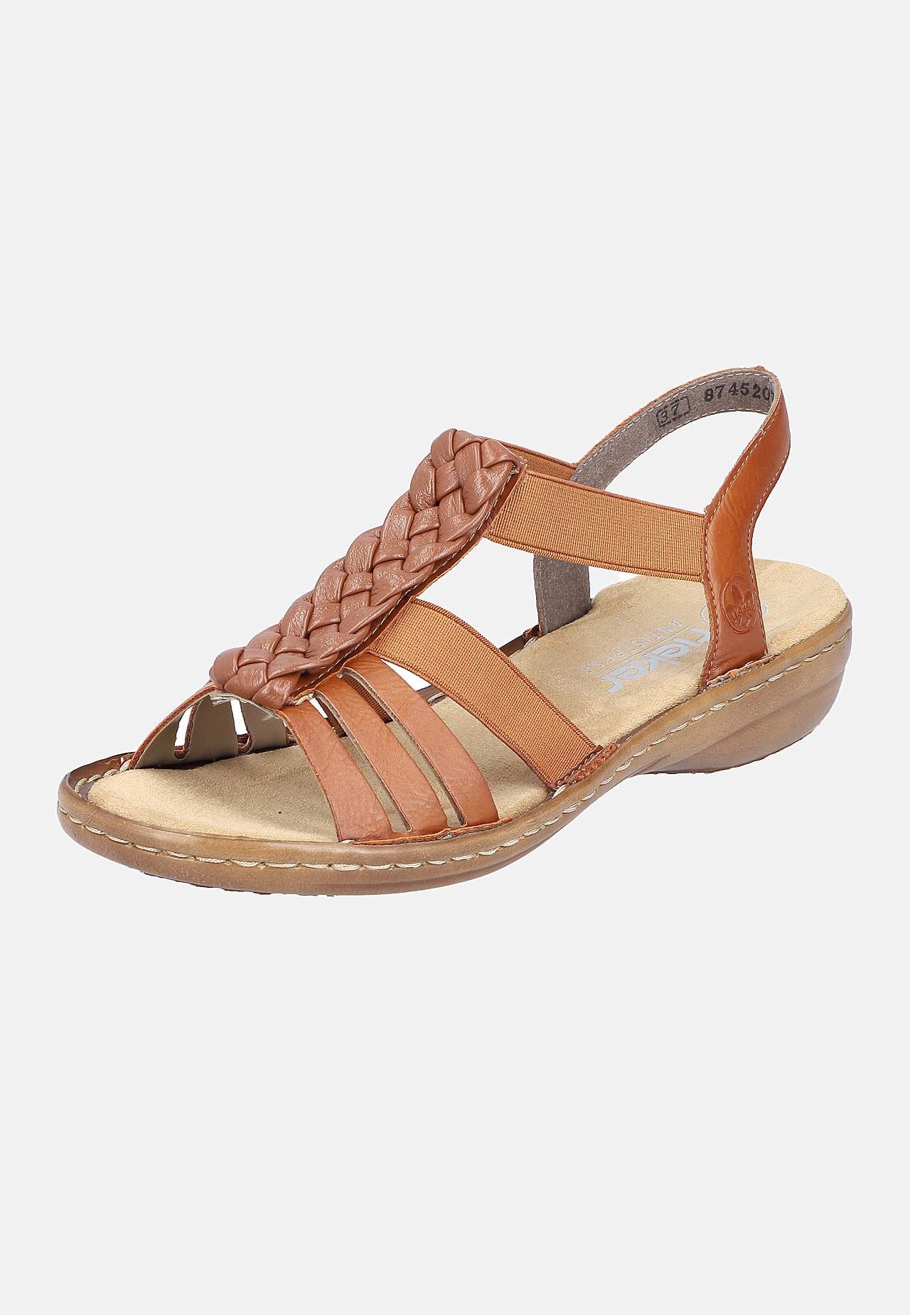 Sandal med flätdetaljer