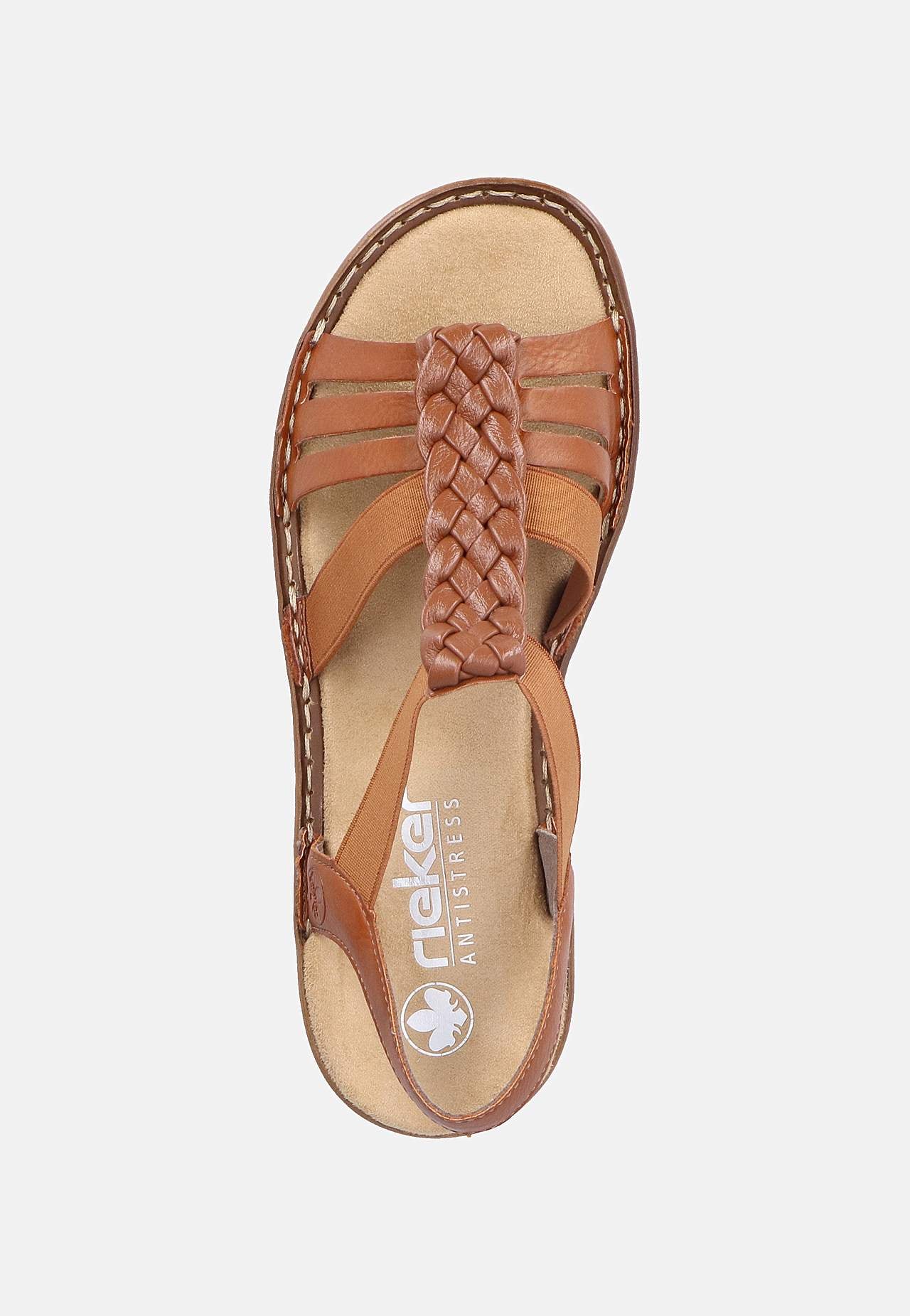 Sandal med flätdetaljer