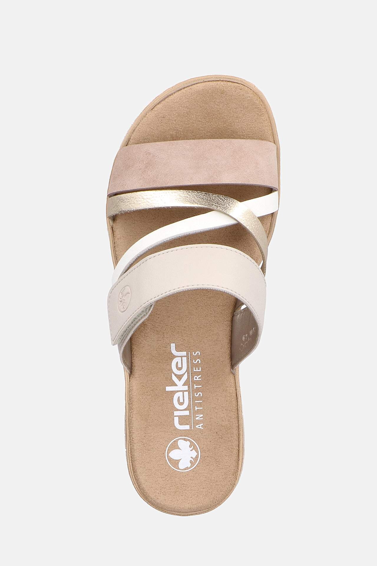 Sandal med dekorativa remmar
