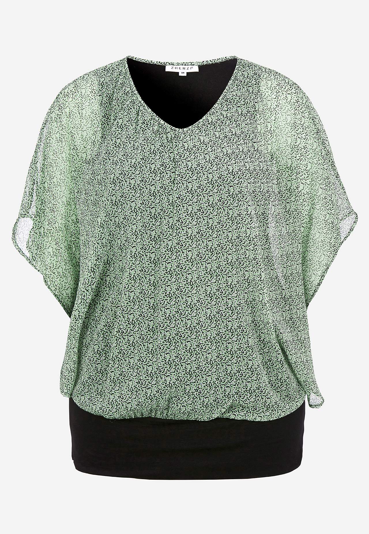 Blus med vida ärmar Rivka