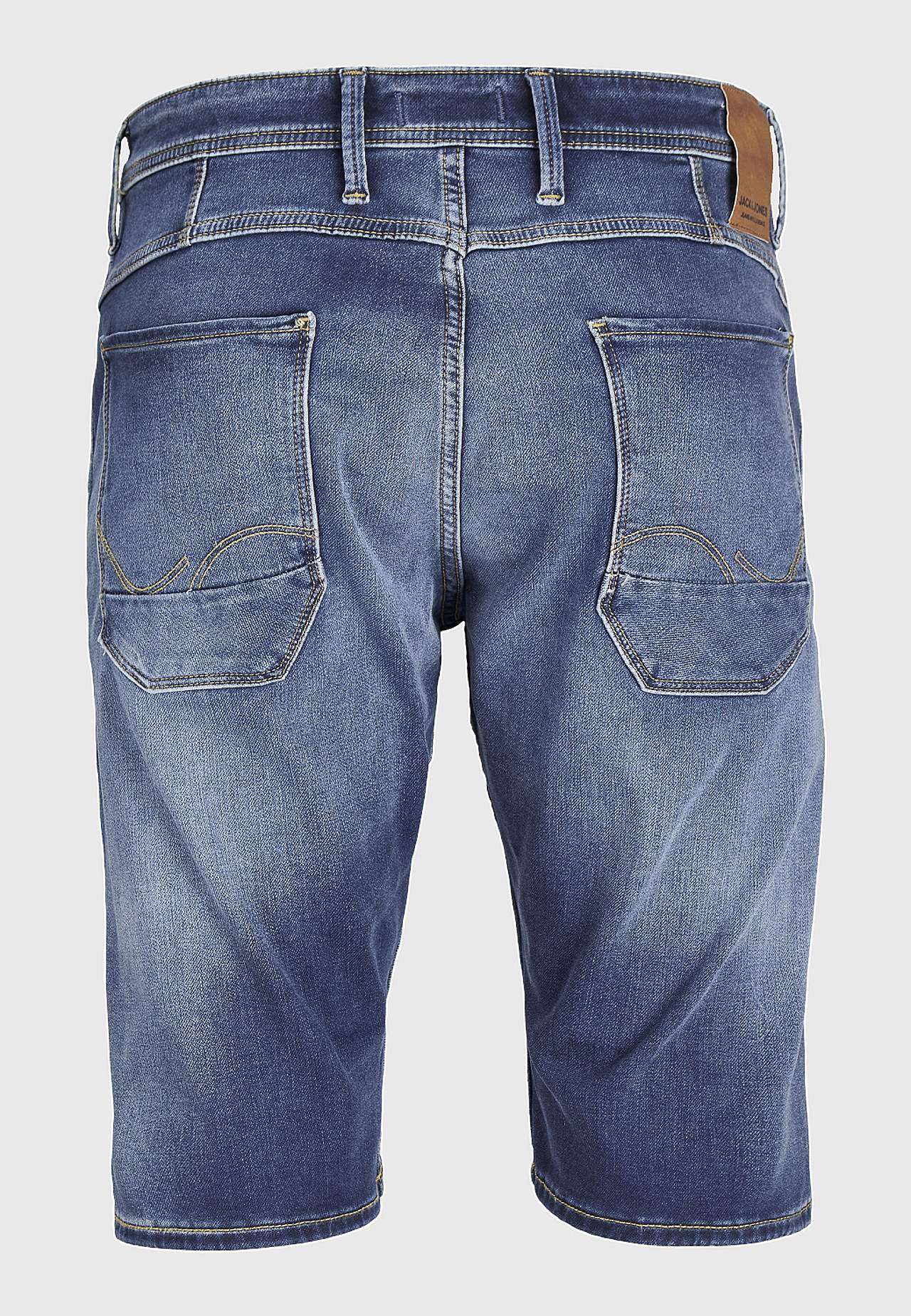 Långa, superstretchiga jeansshorts J&J+ Scale