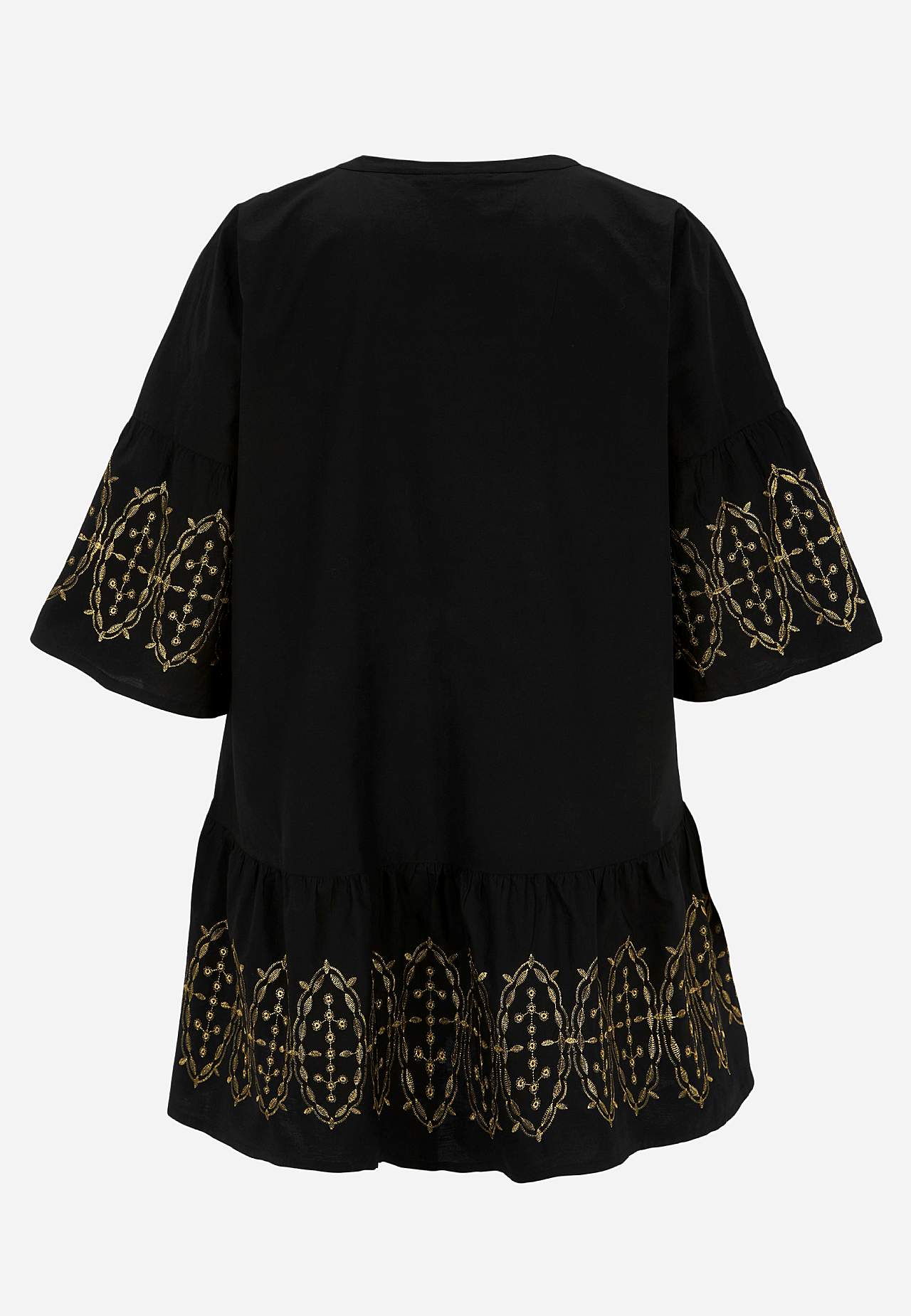 Tunika med broderidetalj