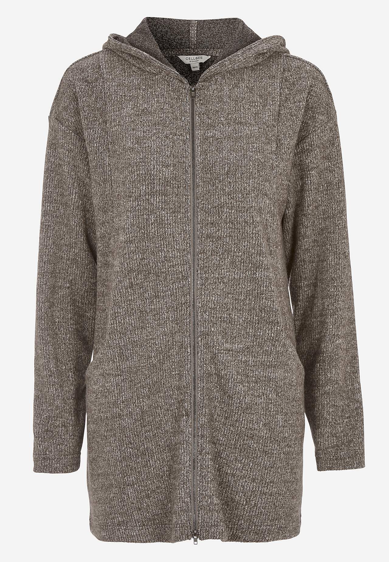 Supermjuk lång cardigan med fickor