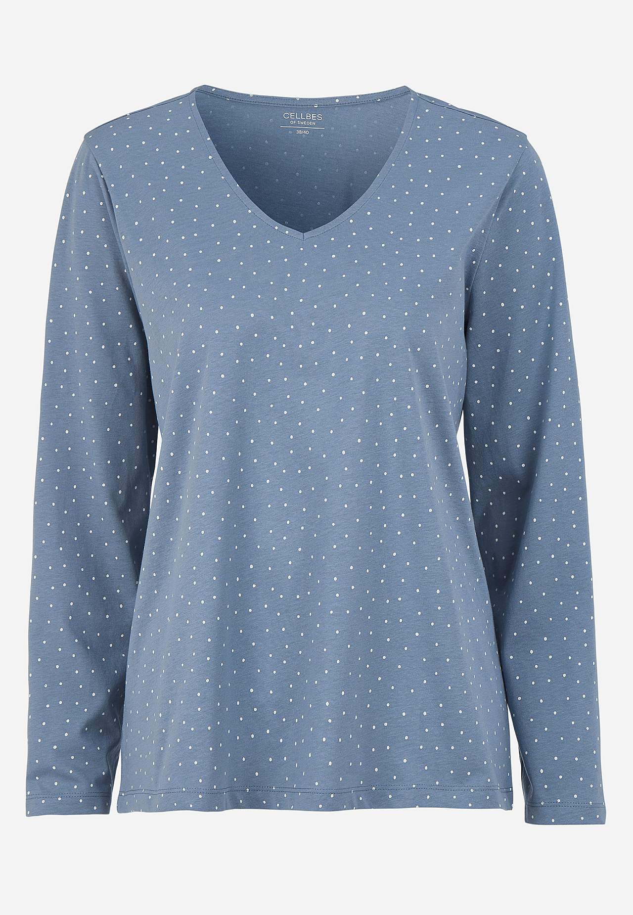 Tvådelad pyjamas med prickar
