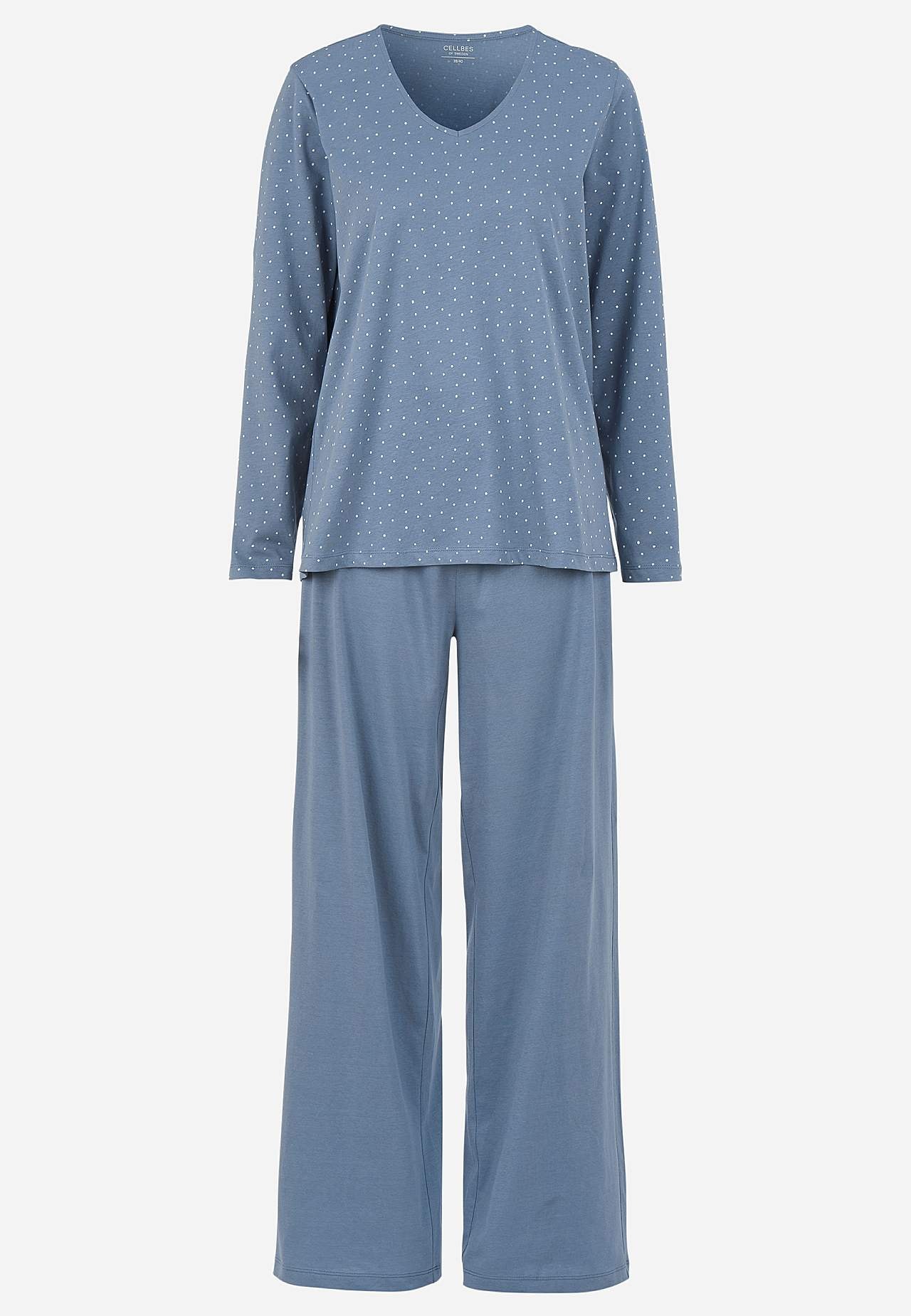 Tvådelad pyjamas med prickar