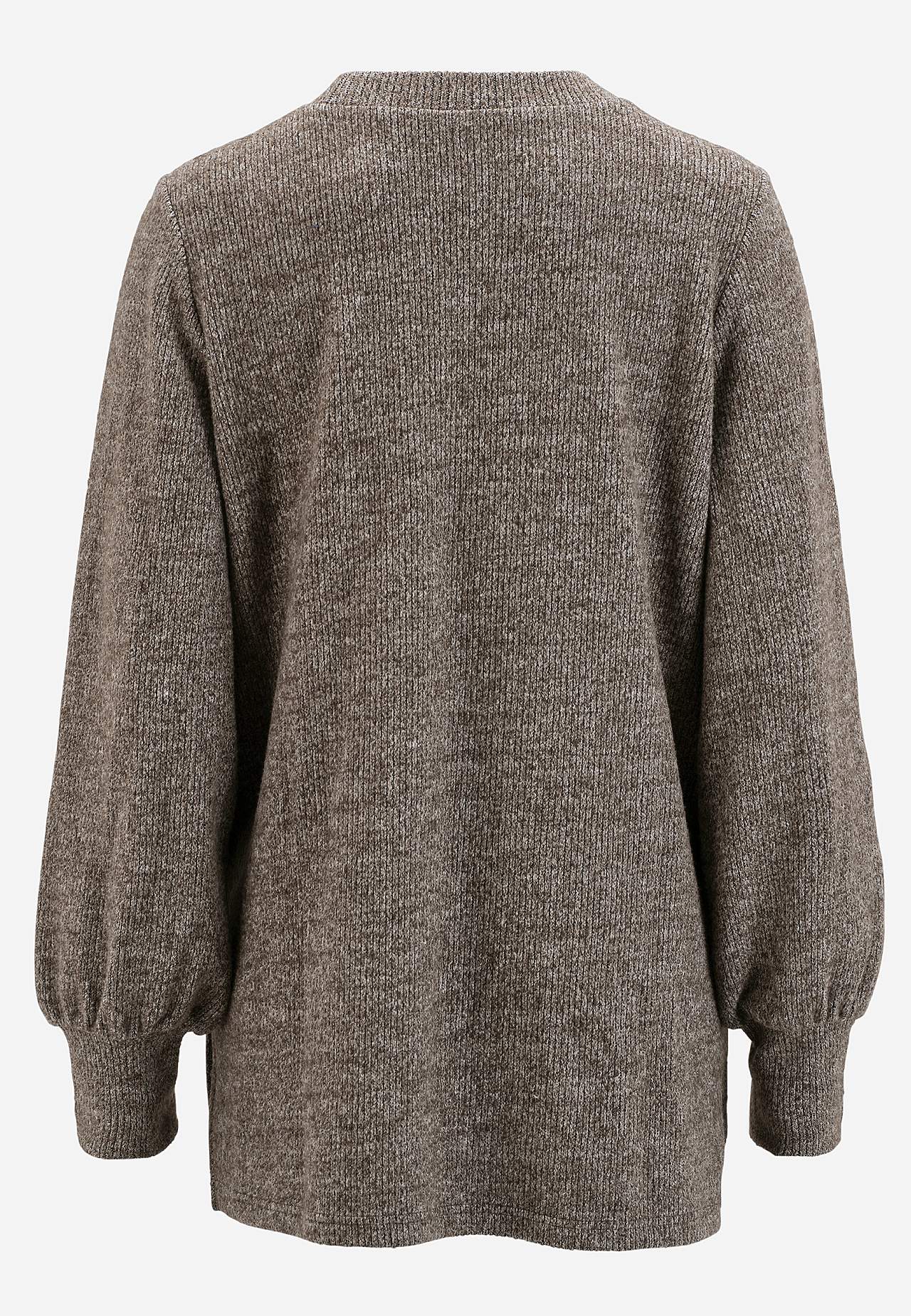 Supermjuk tunika med melerade färger
