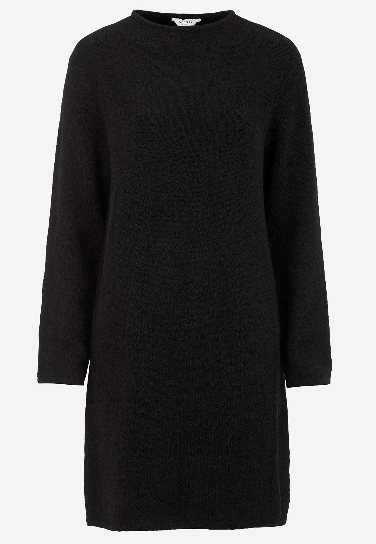 Stickad tunika med slits