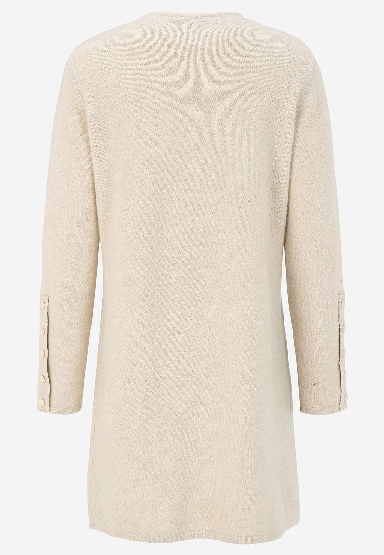 Stickad tunika med slits