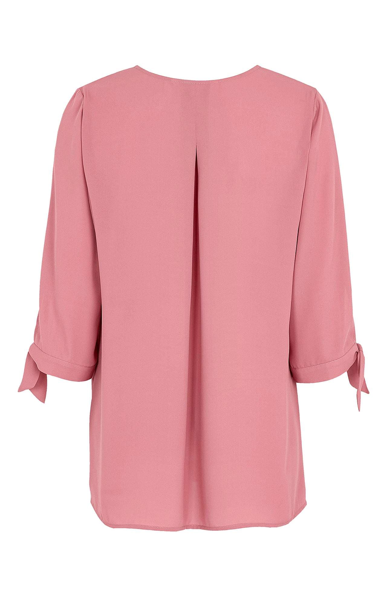 Vävd blus med 3/4-ärmar Alice