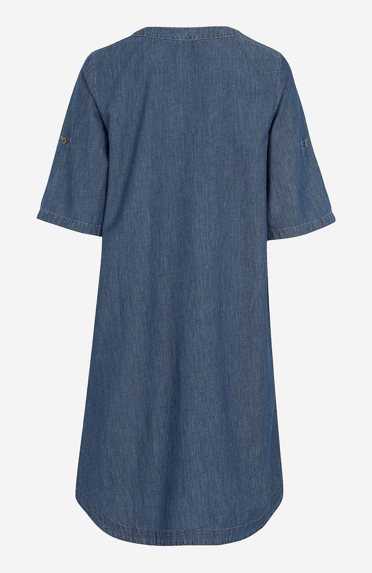 Jeansklänning i mjuktvättad denim
