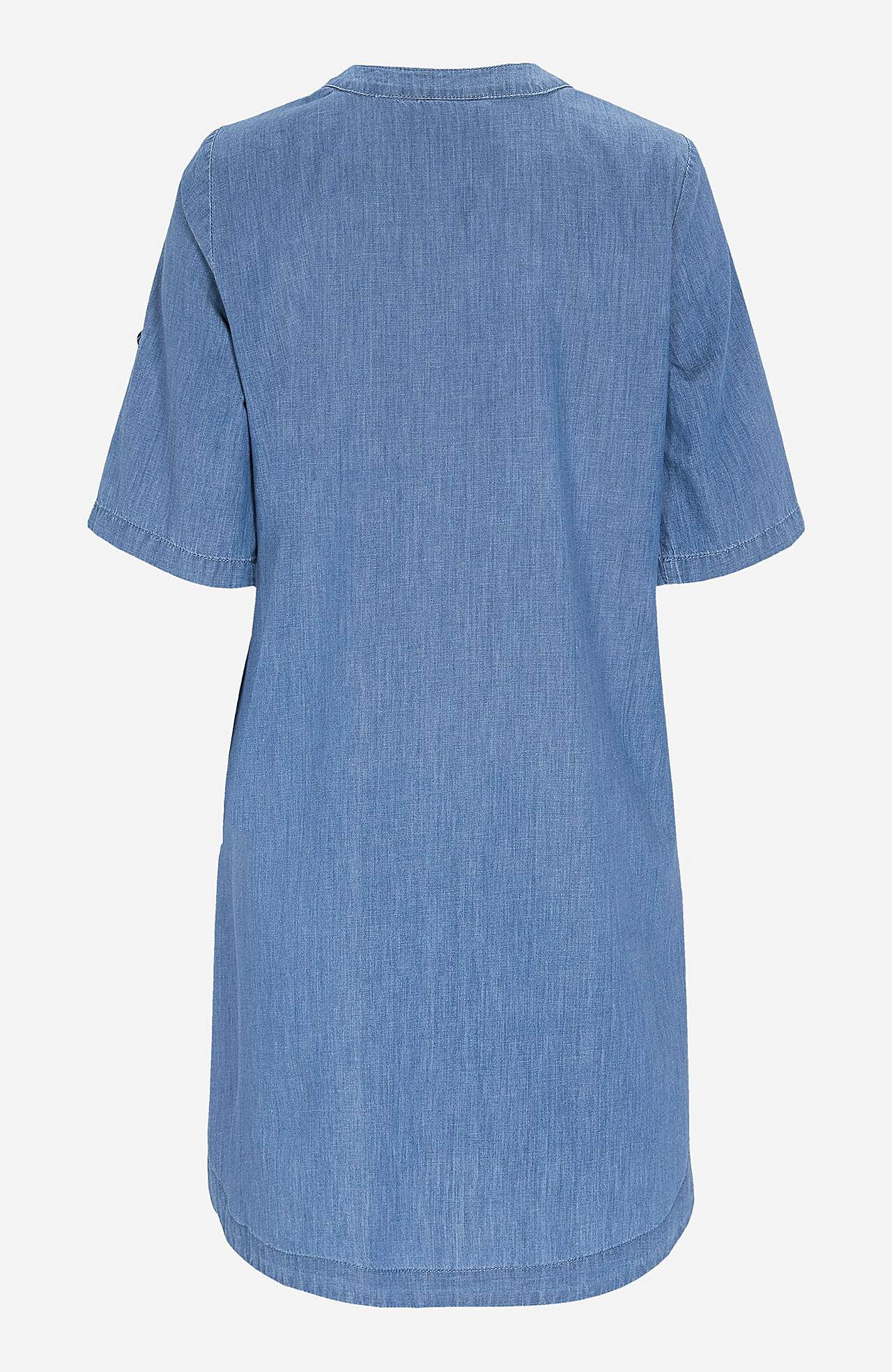 Jeansklänning i mjuktvättad denim