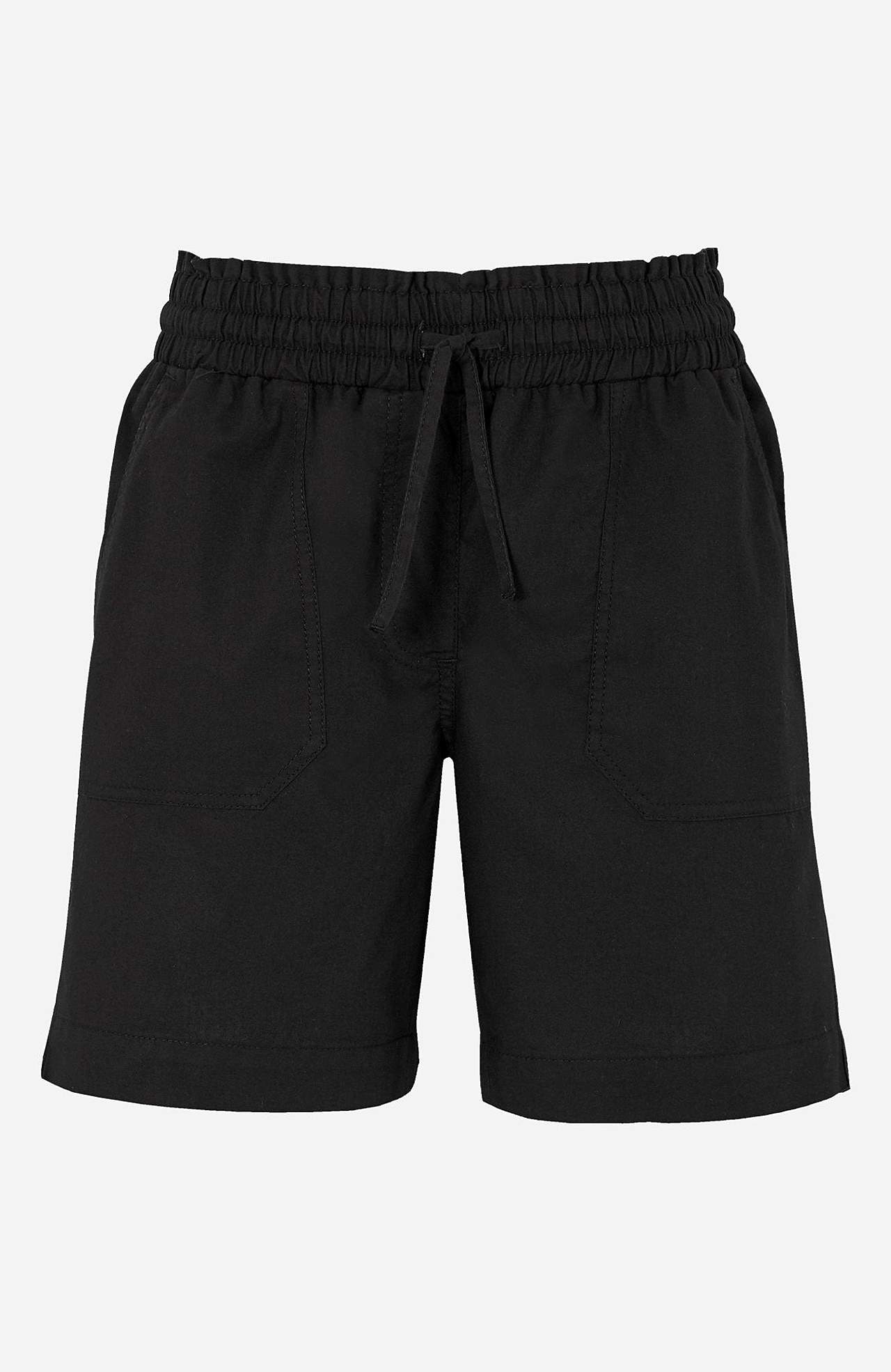Shorts i tvättad bomull Jade