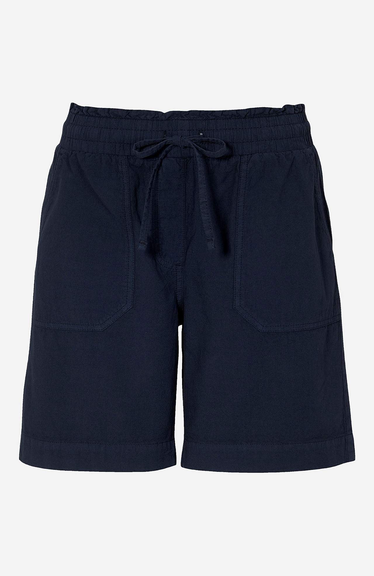 Shorts i tvättad bomull Jade