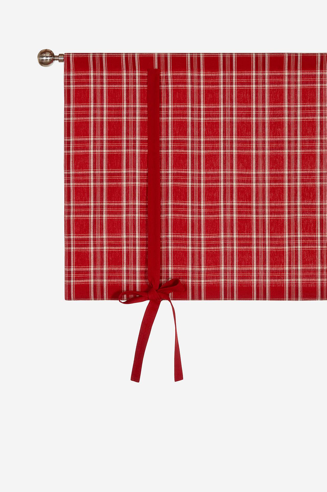 Rutig julgardin X-mas check