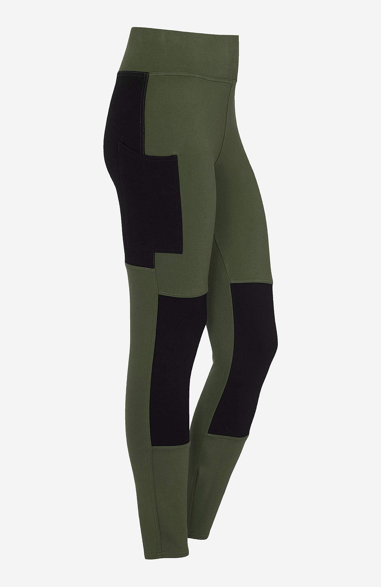 Leggings med sidfickor