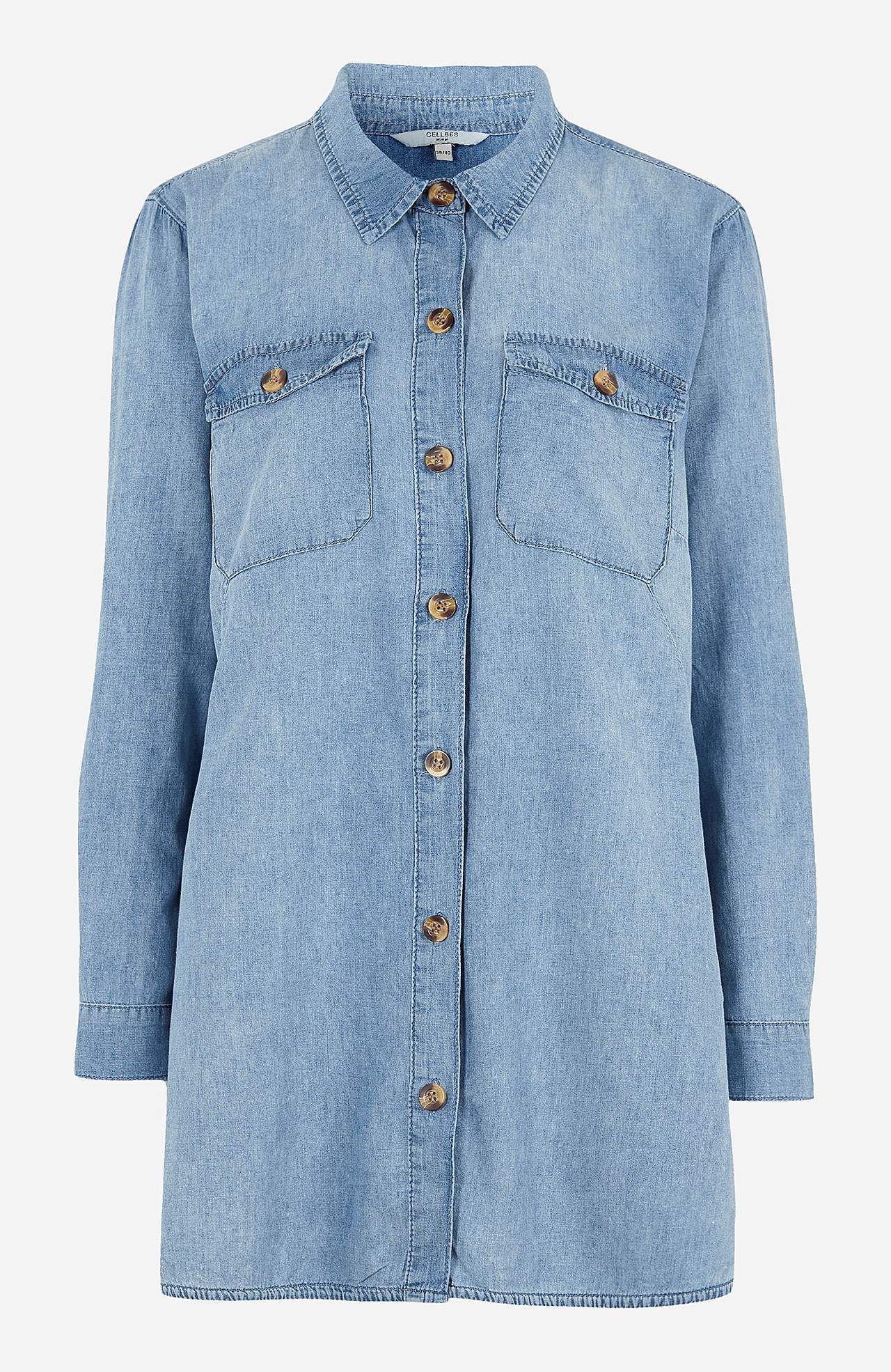Lång jeansskjorta