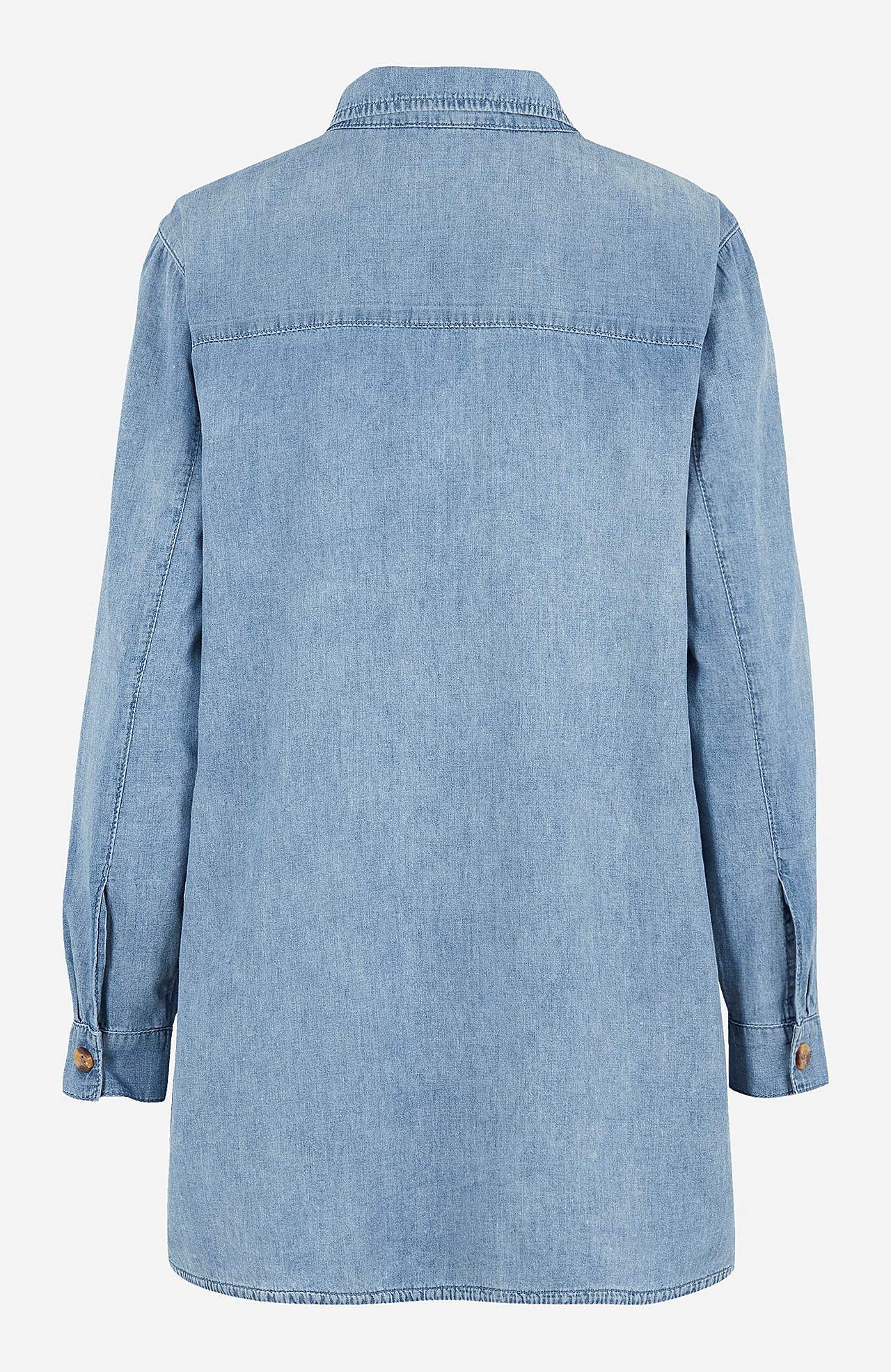 Lång jeansskjorta