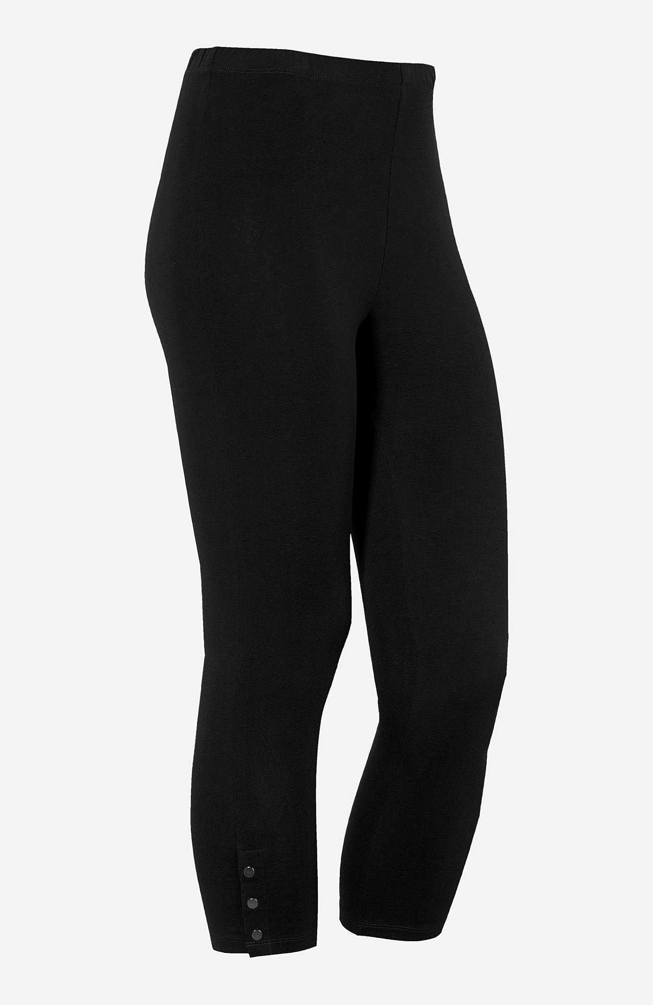 Caprileggings med fina knappdetaljer Milly 2-pack